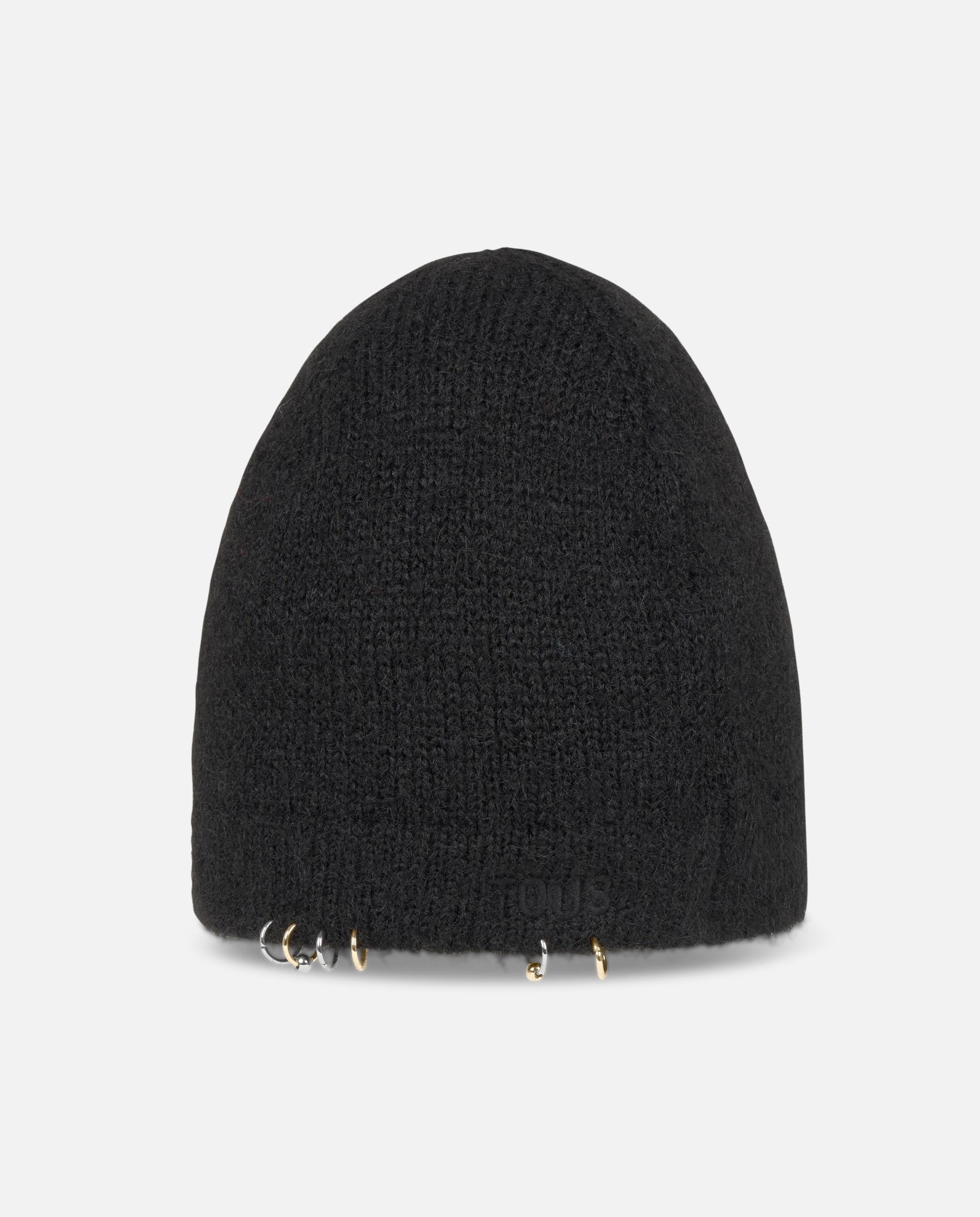 Gorro de mujer de punto tous earrings - Negro Negro-1