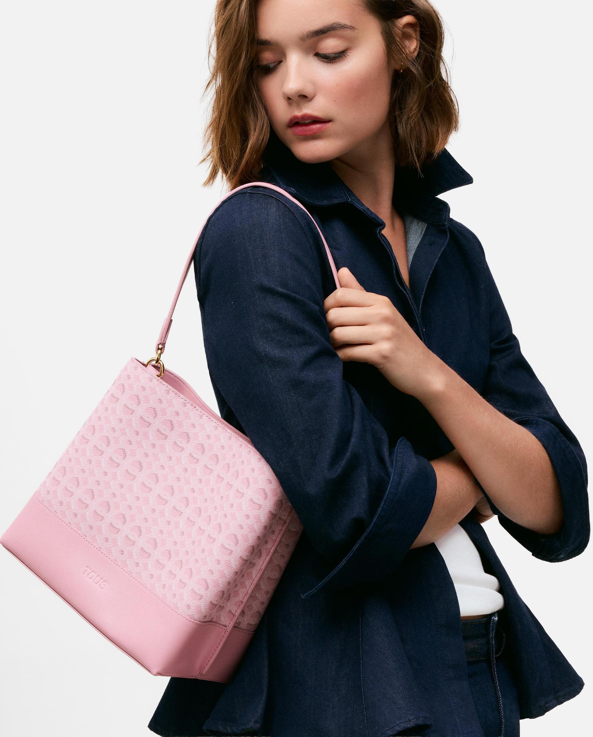 Bolso de hombro de mujer tous infinity bombonera mediana - Rosa pastel Rosa pastel-2