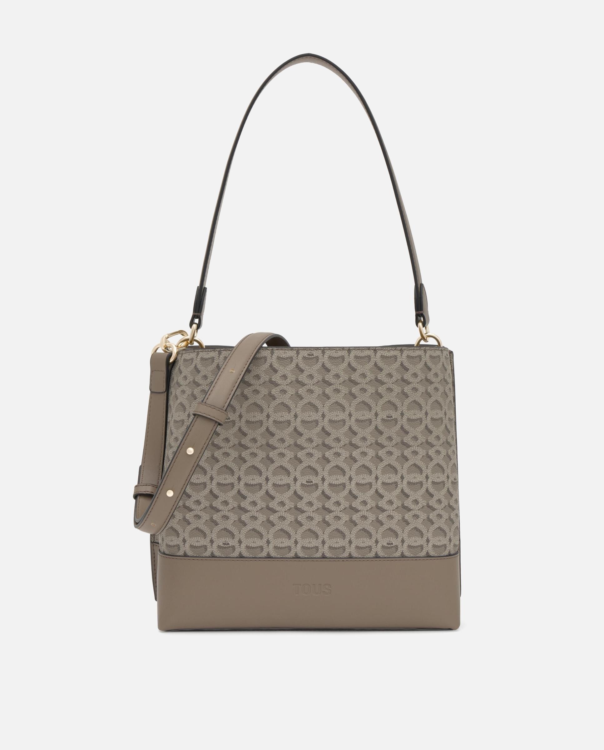 Imagen 0 de Bolso de hombro de mujer tous infinity bombonera mediana Topo