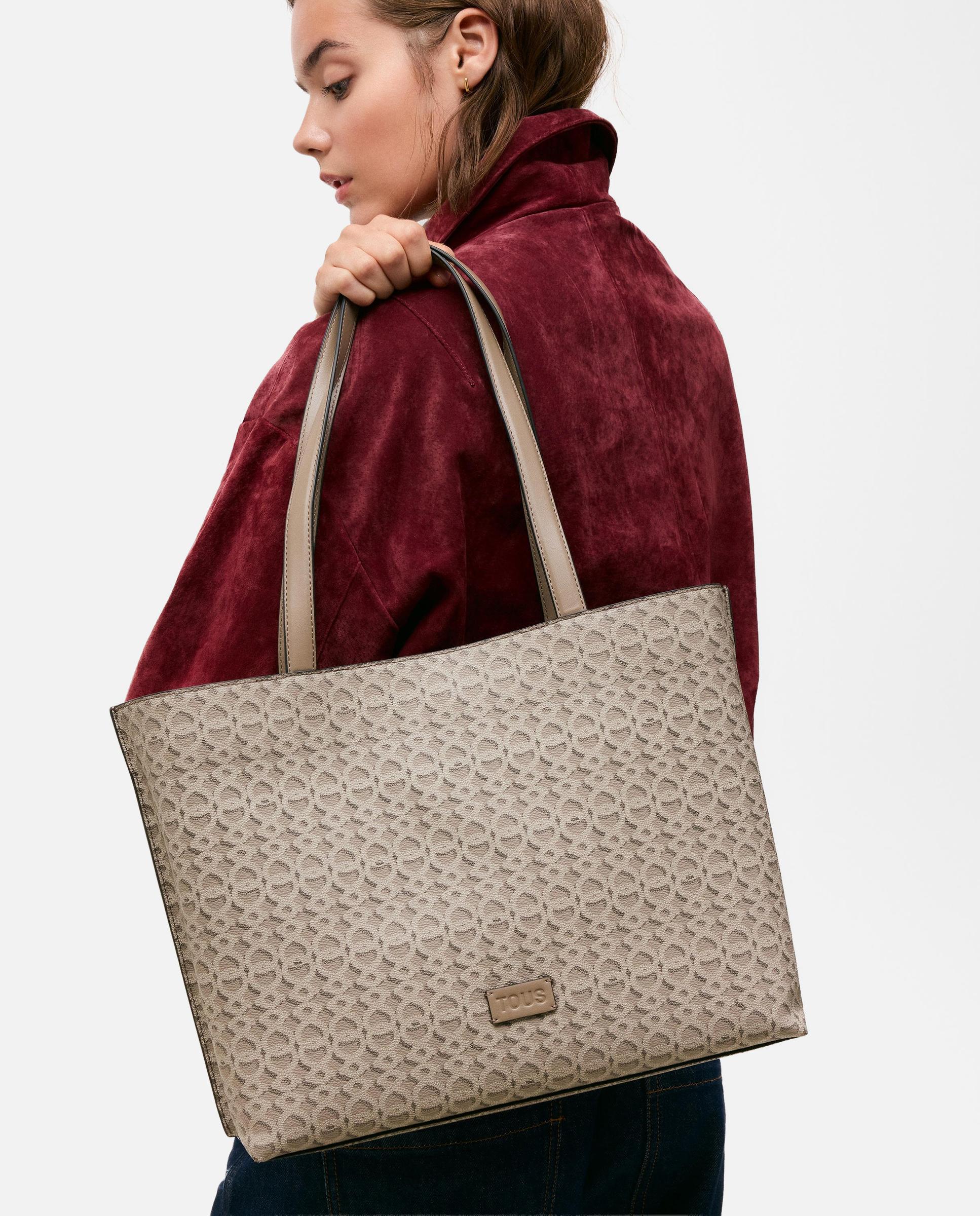 Bolso de hombro de mujer tous infinity bombonera mediana - Topo Topo-3