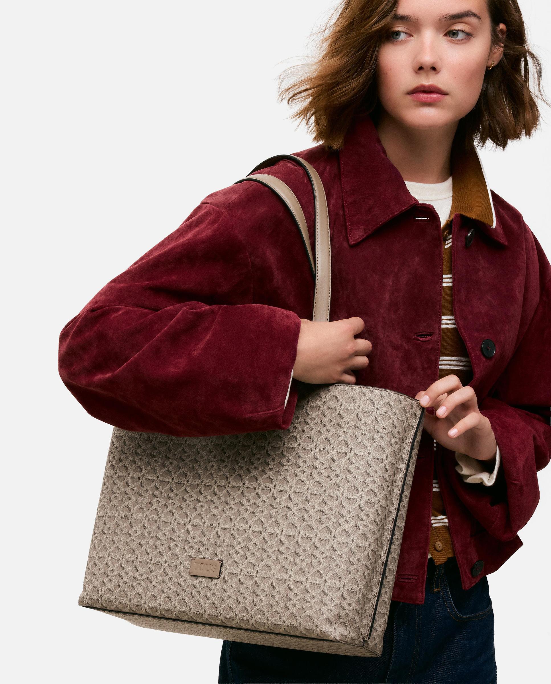 Bolso de hombro de mujer tous infinity bombonera mediana - Topo Topo-4
