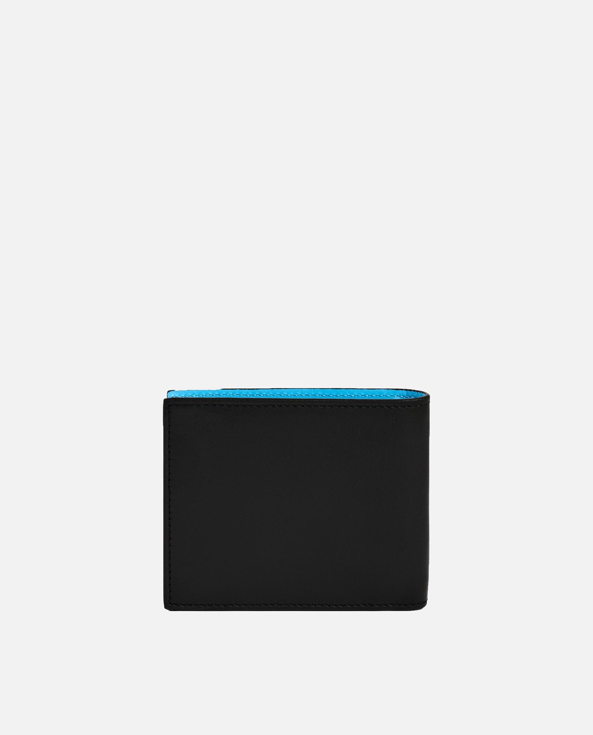 Billetera mediana de hombre de piel tous man - Negro / Azul Negro / Azul-3