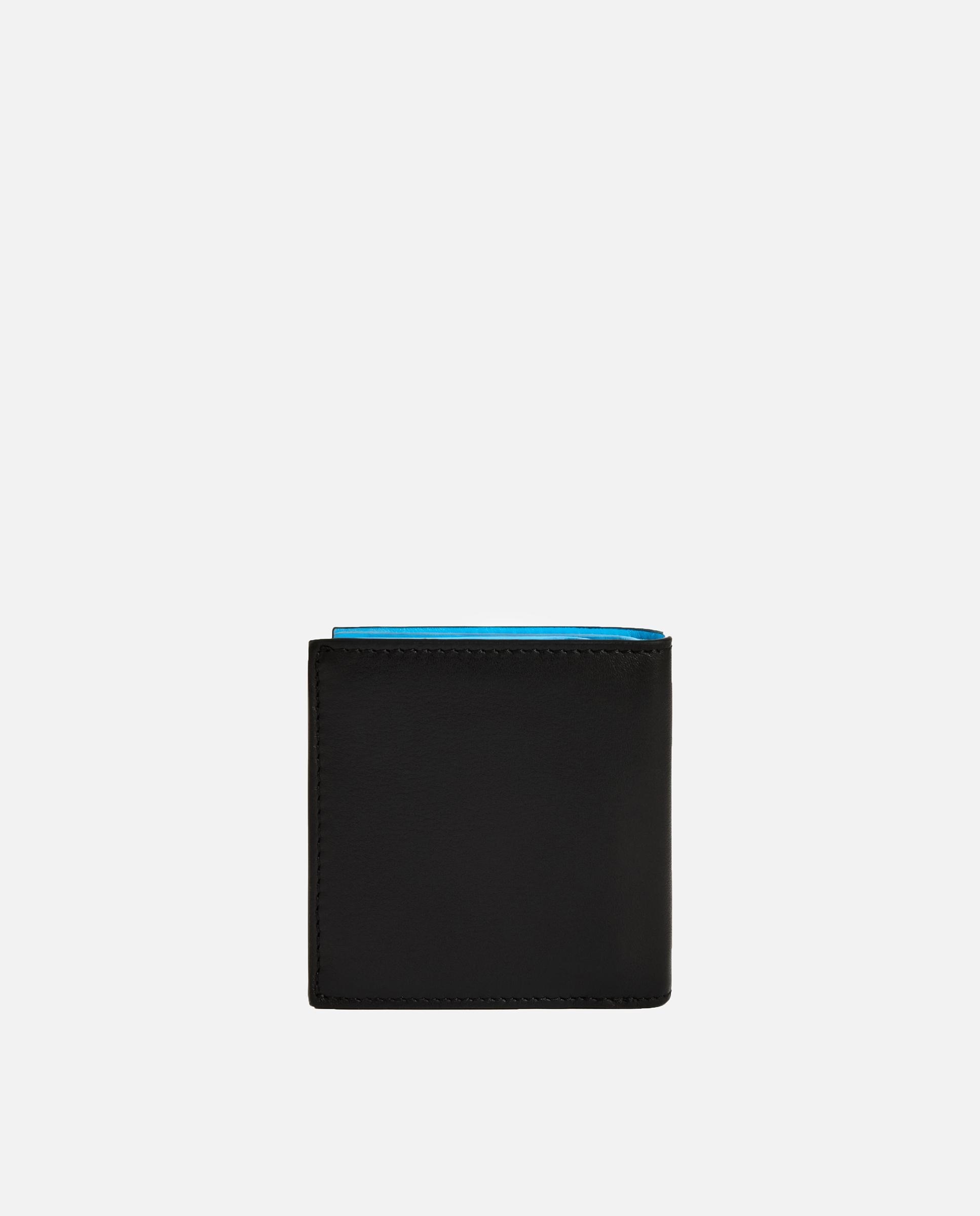 Cartera de hombre con billetera y monedero de piel tous man - Negro / Azul Negro / Azul-3
