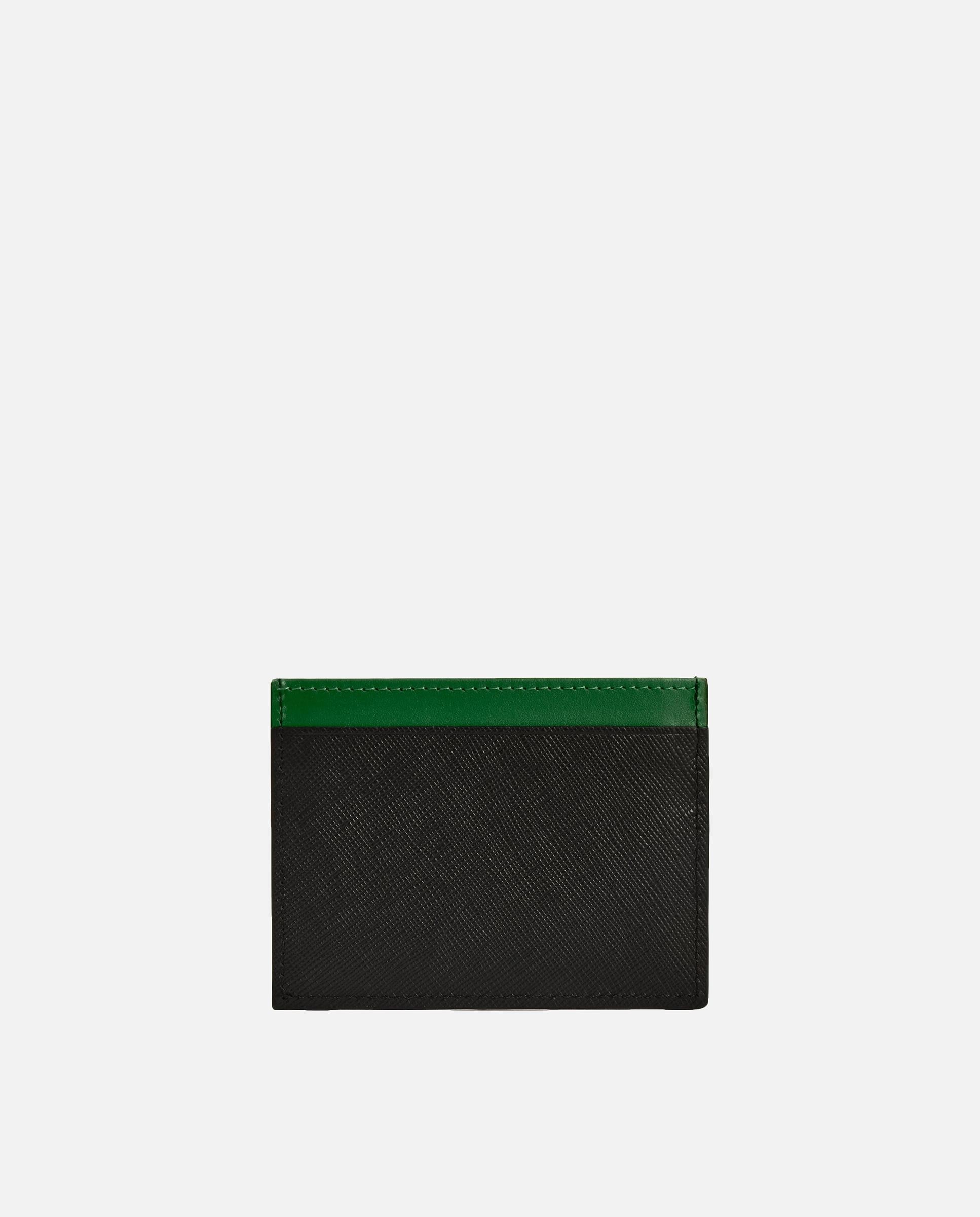 Tarjetero de hombre de piel tous man - Negro / Verde Negro / Verde-3