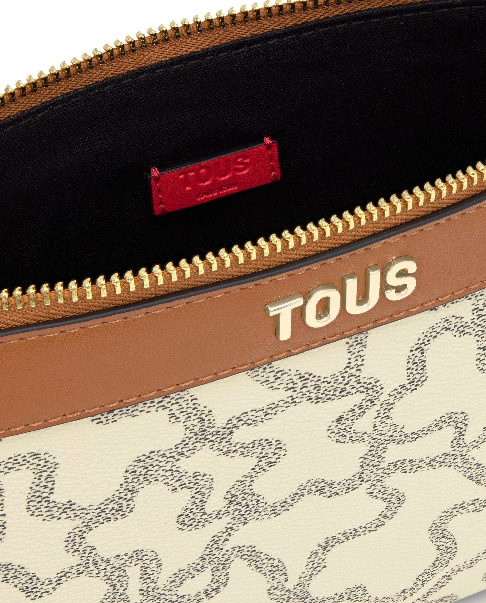 Imagen 4 de Bolso de mano de mujer tipo clutch kaos icon - Tous - Beige Beige