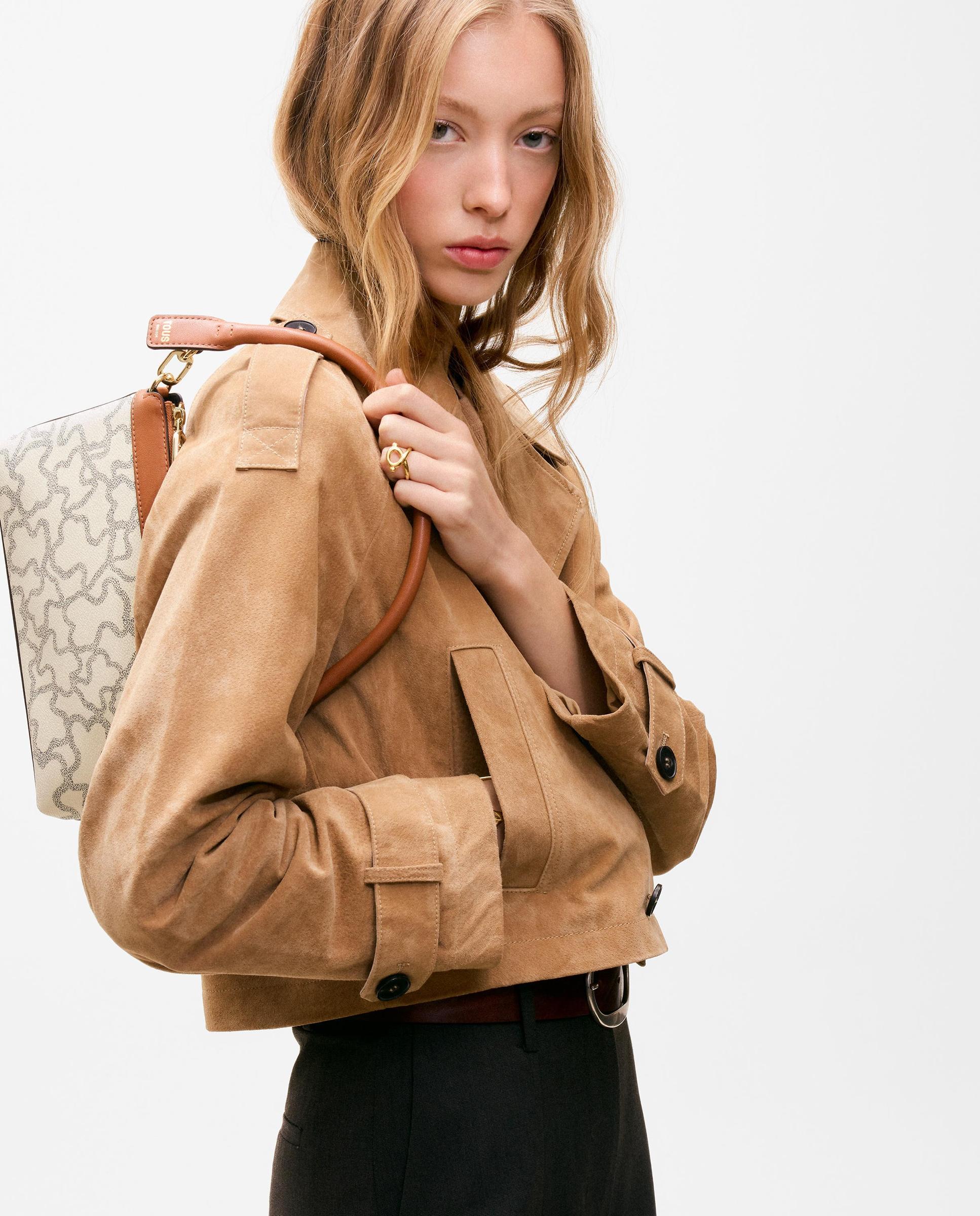 Imagen 2 de Bolso de mano de mujer tipo clutch kaos icon - Tous - Beige Beige