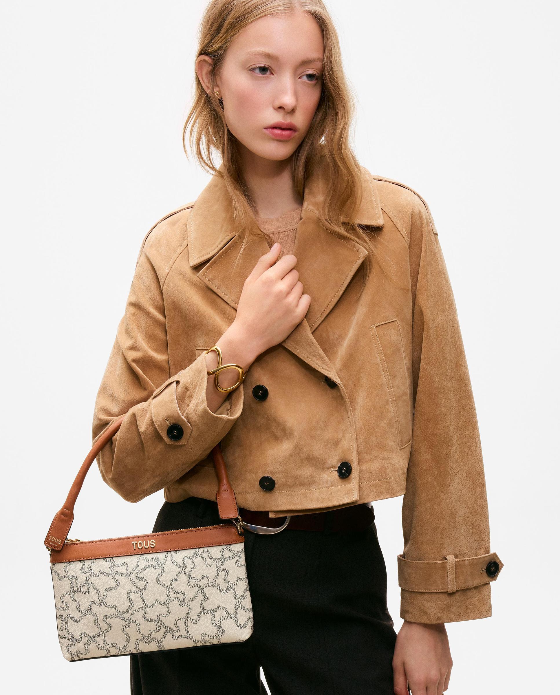 Imagen 3 de Bolso de mano de mujer tipo clutch kaos icon - Tous - Beige Beige