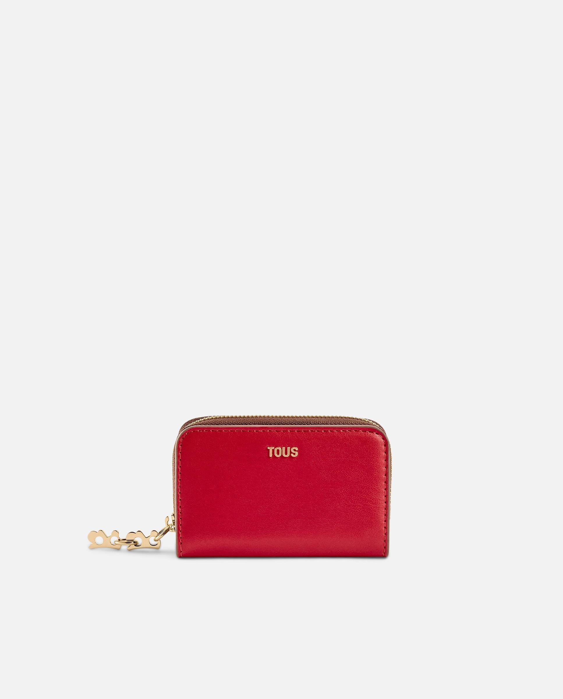 Monedero de mujer tous half bear pequeño - Carmin Carmin-2