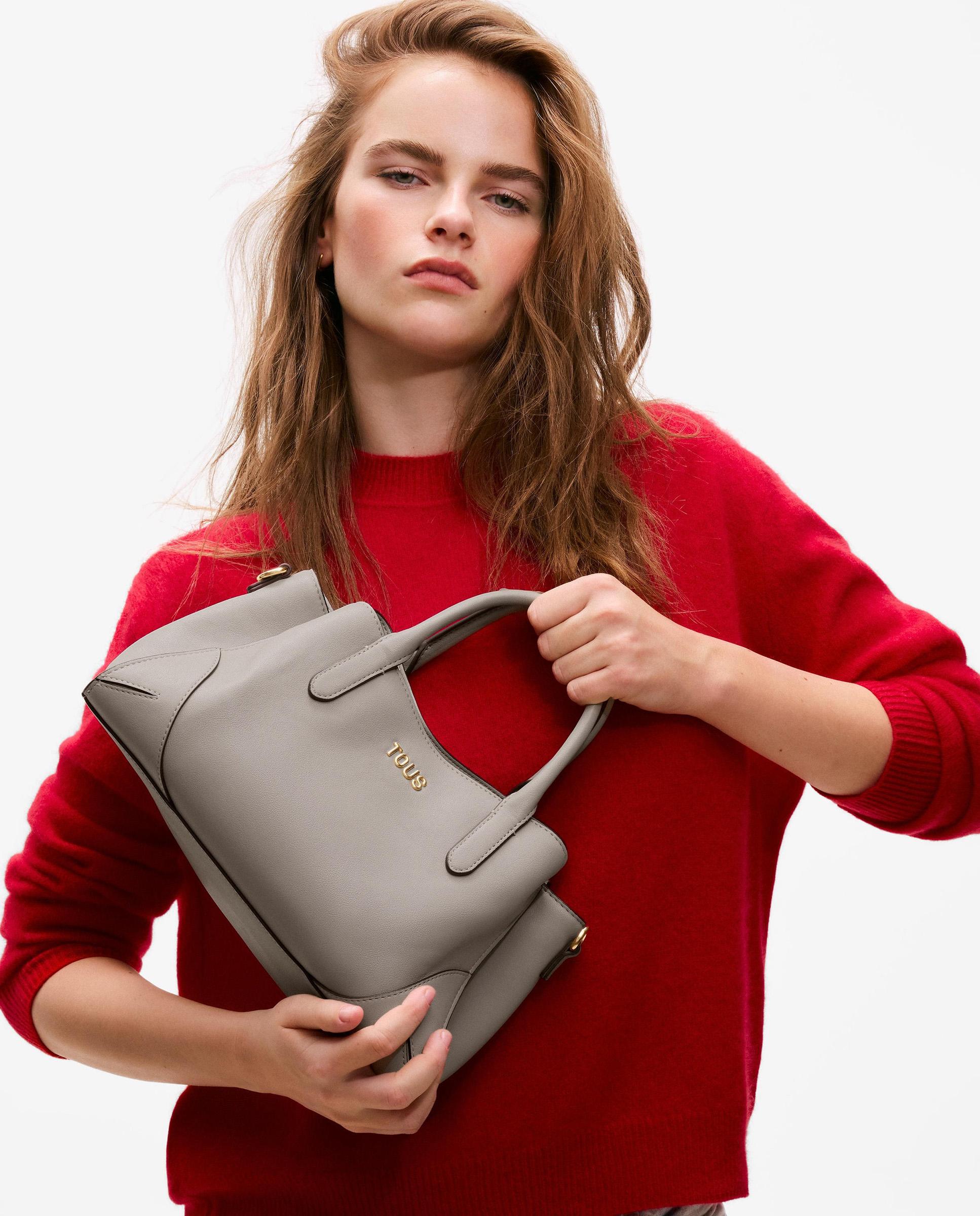 Imagen 3 de Bolso de mano de mujer city pequeño tous essential - Piedra Piedra