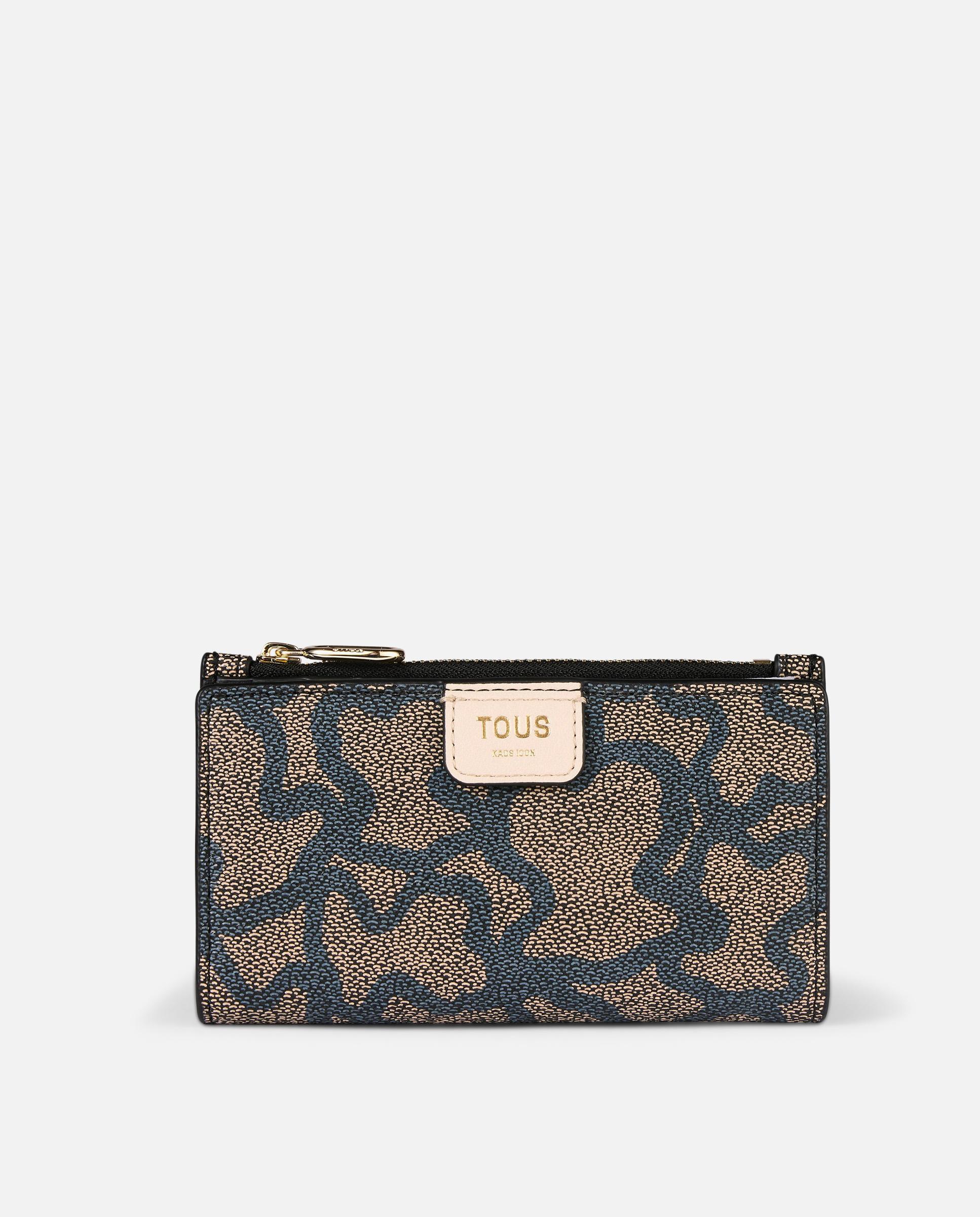 Imagen 1 de Cartera de mujer kaos icon billetera pequeña Negro