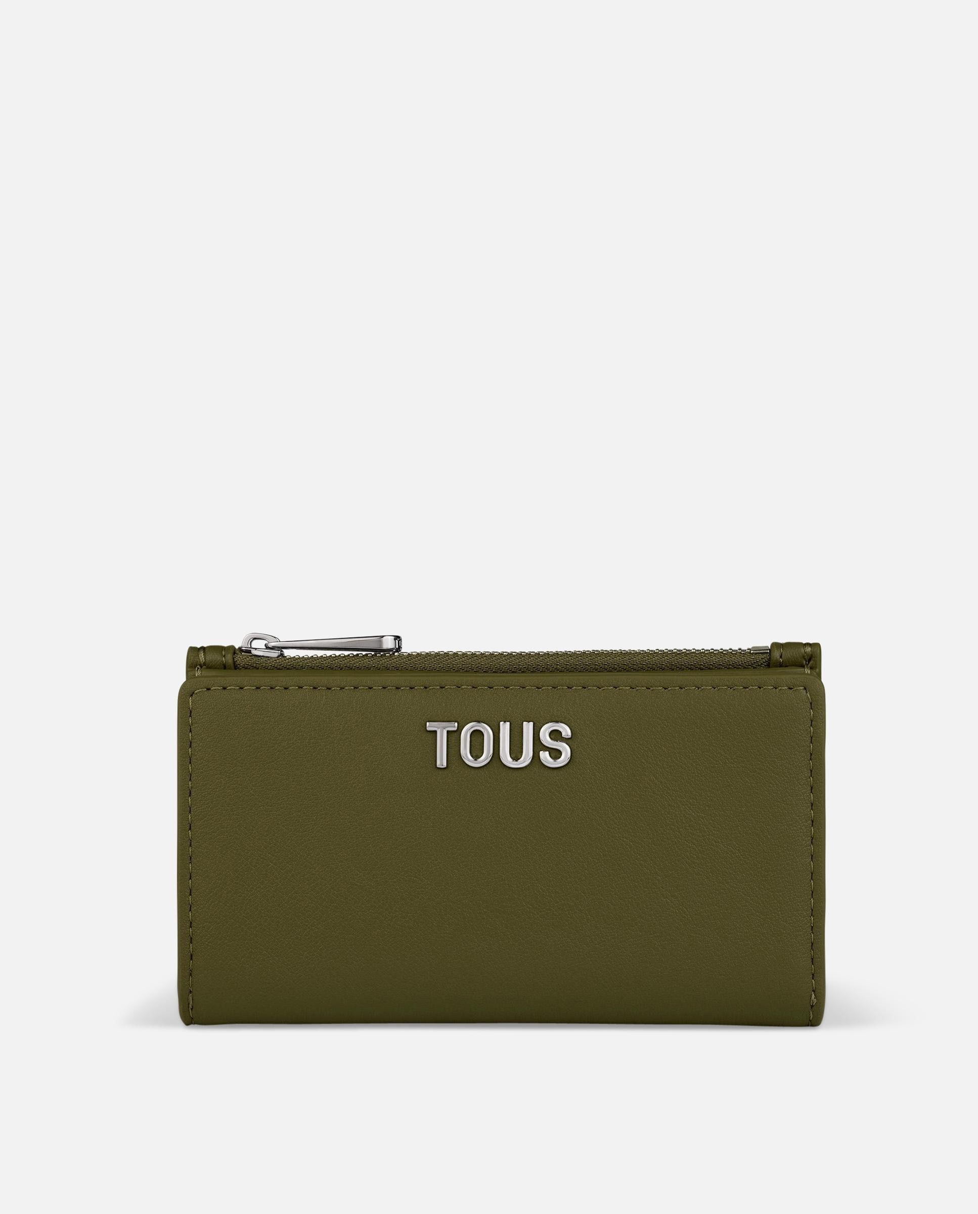 Cartera de mujer tous essential billetera pequeña - Verde Oliva Verde Oliva-1