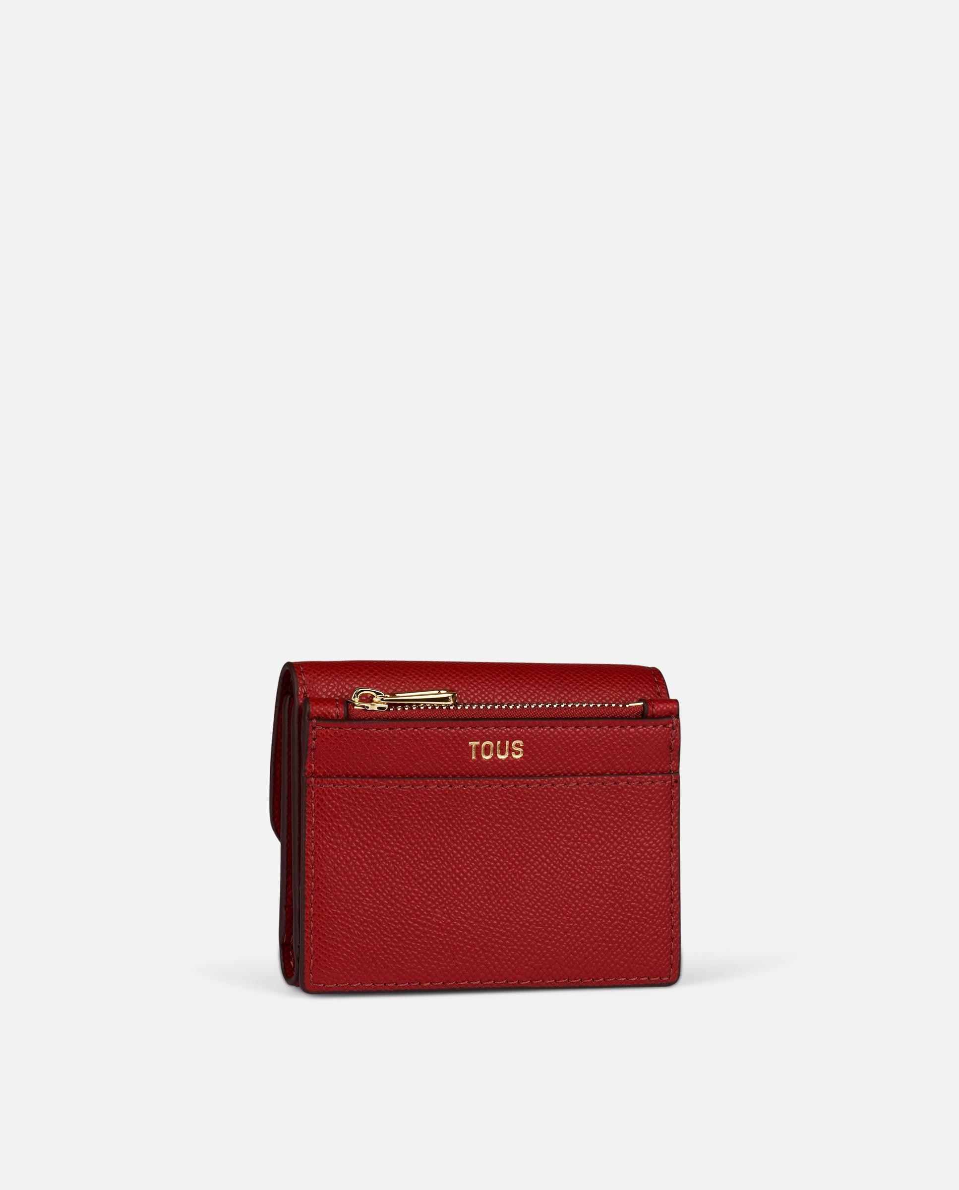 Imagen 2 de Cartera de mujer tous infinity billetera pequeña - Carmin Carmin