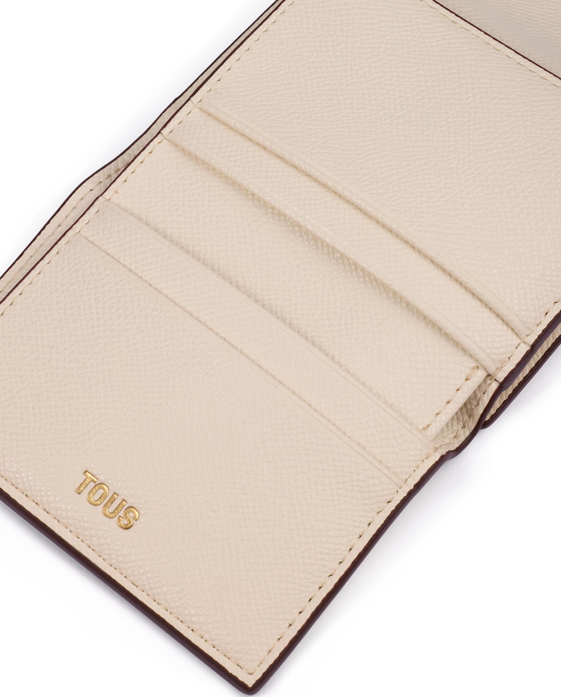 Imagen 3 de Cartera de mujer tous infinity billetera pequeña - Beige Beige