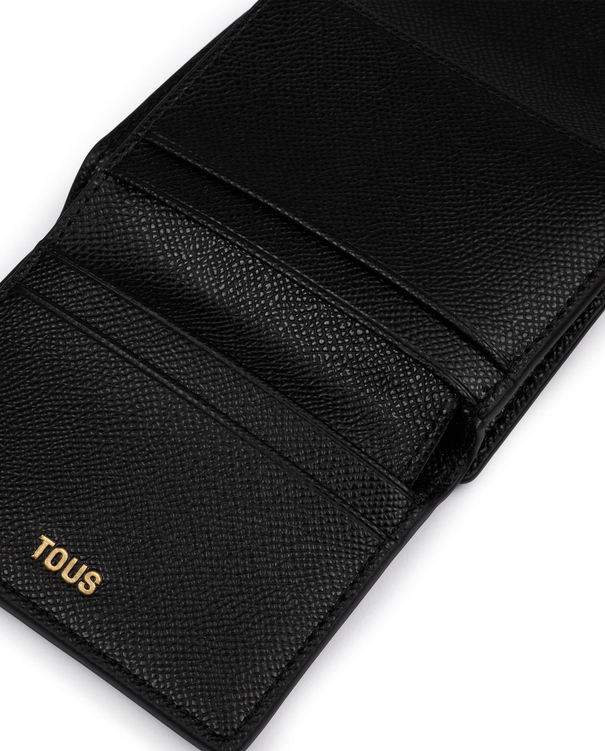 Imagen 3 de Cartera de mujer tous infinity billetera pequeña - Negro Negro