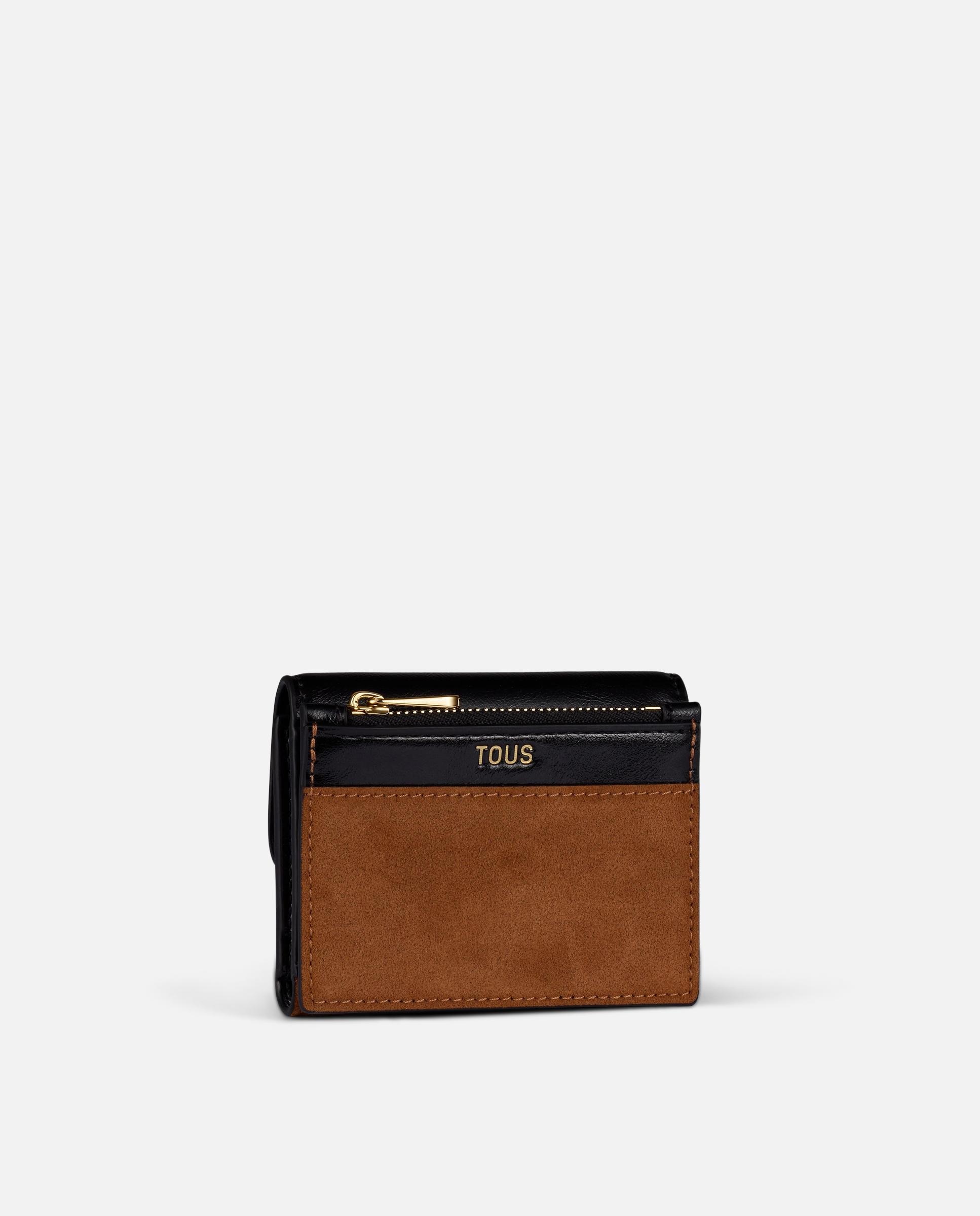 Imagen 2 de Cartera de mujer tous infinity bicolor billetera pequeña - Camel Camel