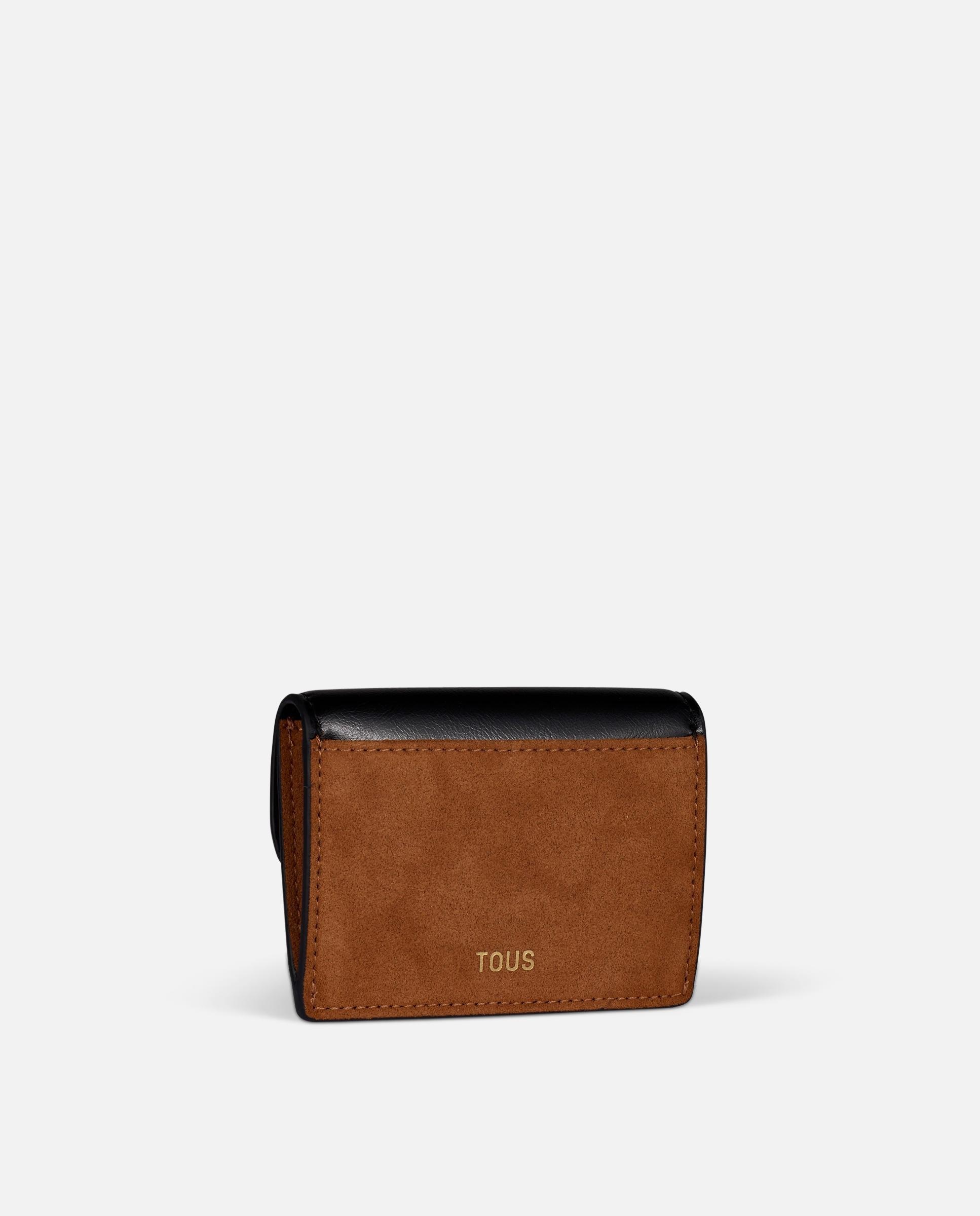 Imagen 2 de Monedero de mujer tarjetero bicolor tous infinity - Camel Camel