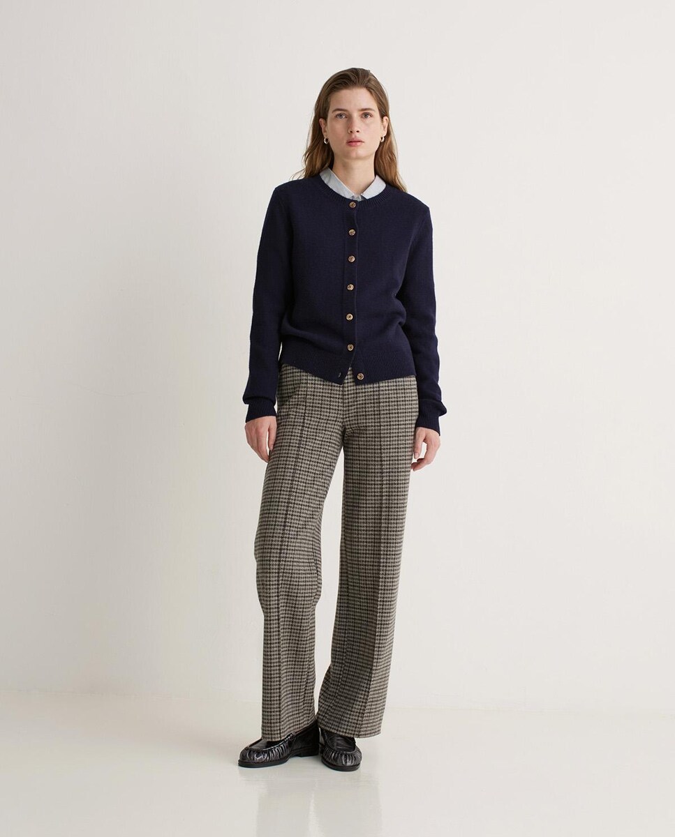 Pantalones de mujer anchos pata de gallo · Yerse · El Corte Inglés