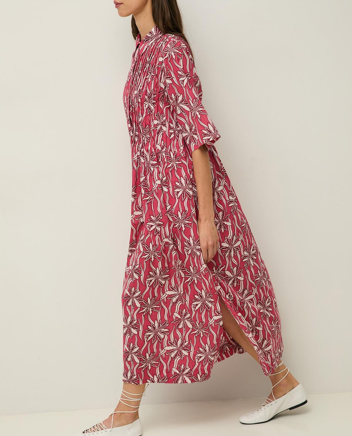 Yerse - Vestido camisero 100% algodón.