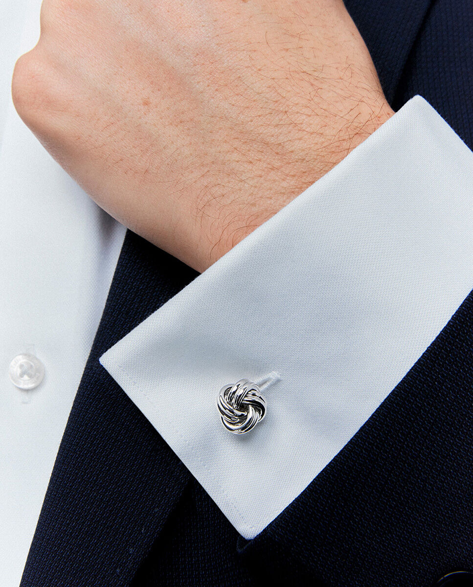 Gemelos de platino para camisas - Acabado Premium Garantizado