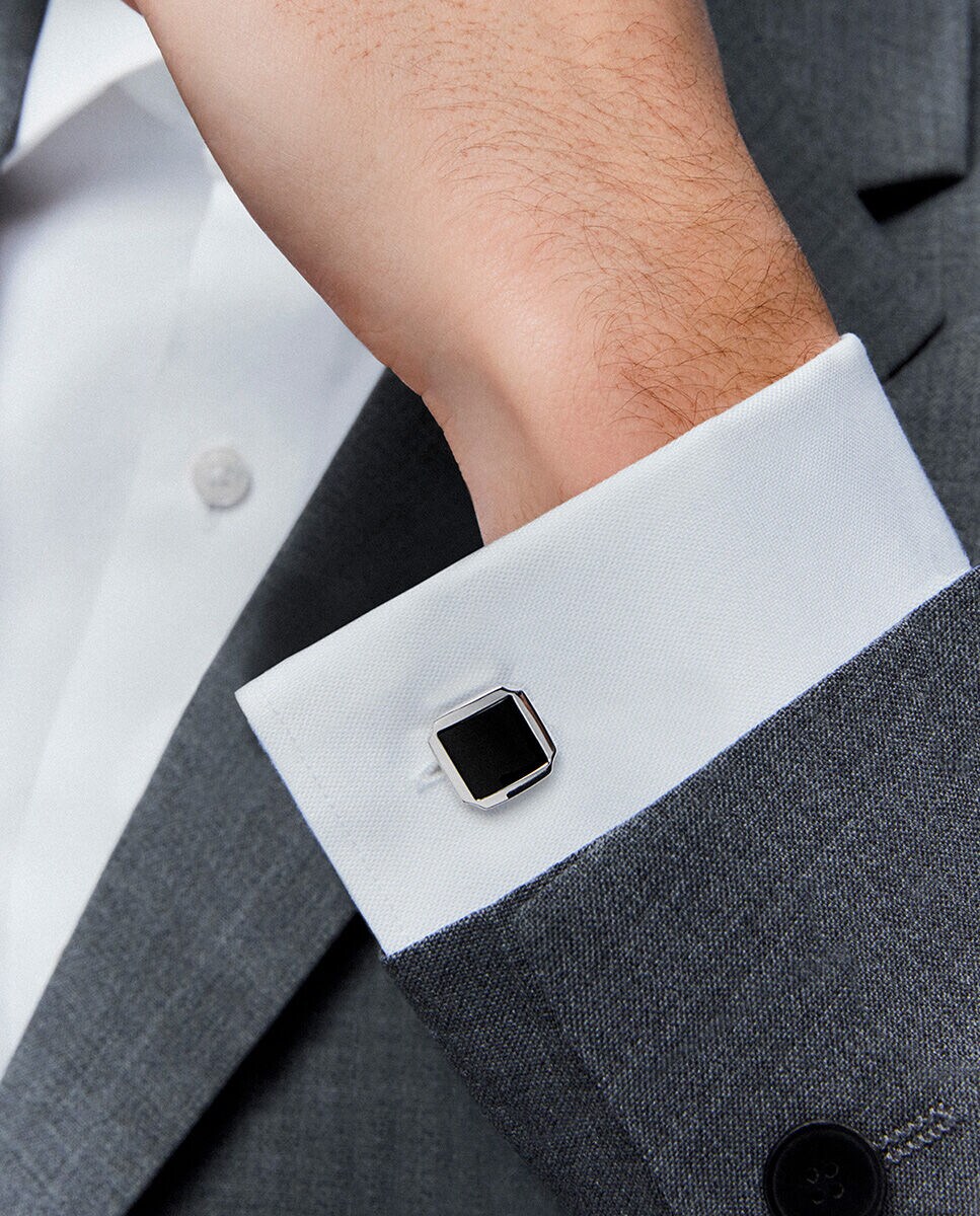 Gemelos de plata y onix · SUAREZ · El Corte Inglés - Main Image