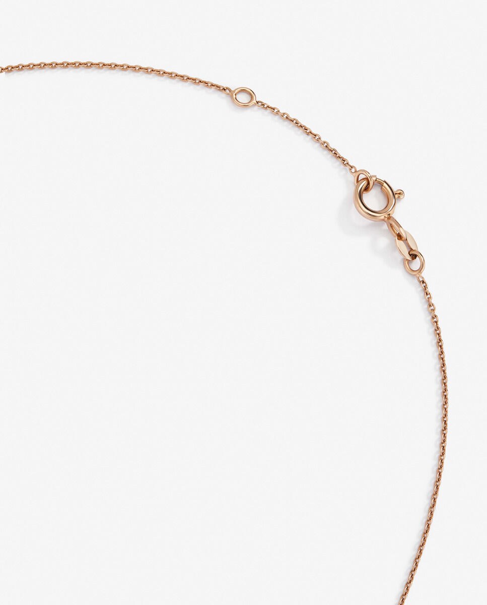 Collar gargantilla con estrellas de oro rosa con diamantes Blanco-5