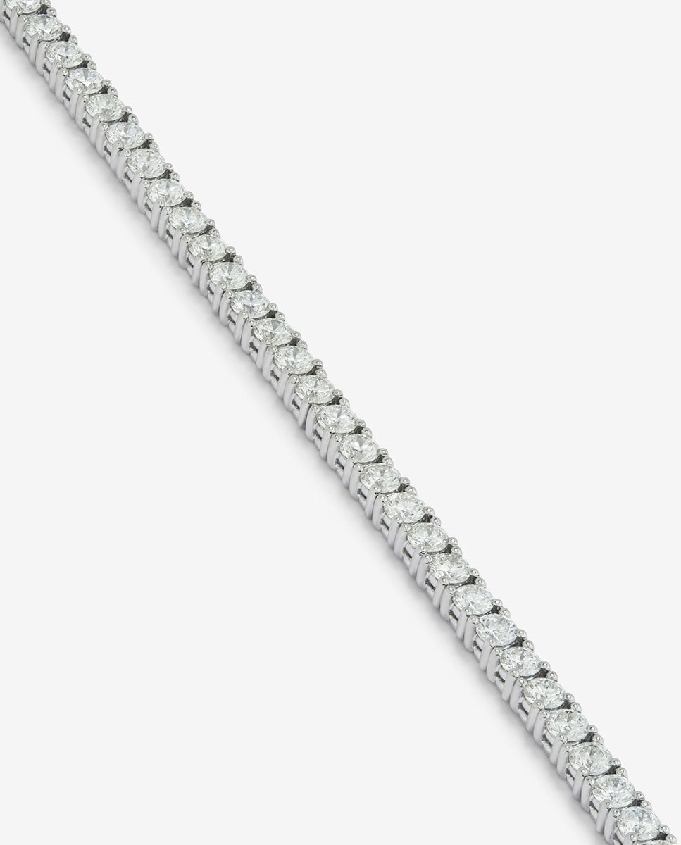 Imagen 3 de Pulsera riviere de oro blanco de 18k de diamantes - SUAREZ - Blanco Blanco
