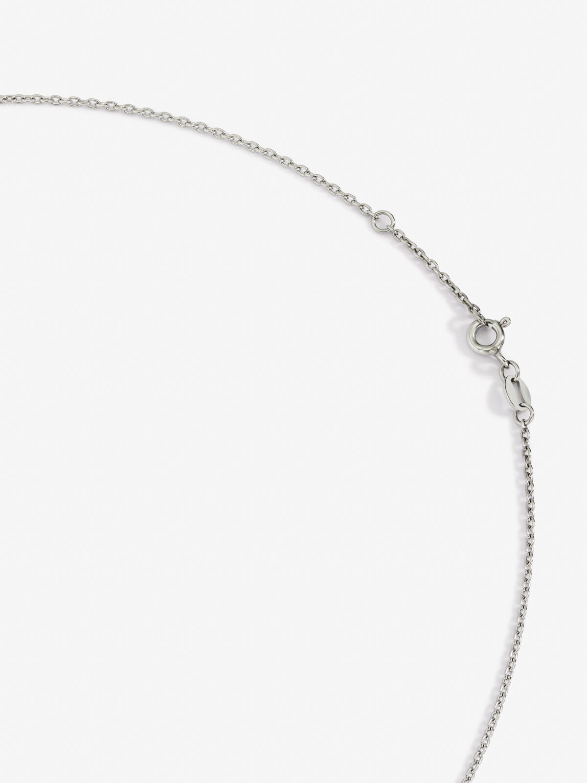 Colgante de cadena de plata con perla australiana - SUAREZ - Blanco Blanco-5