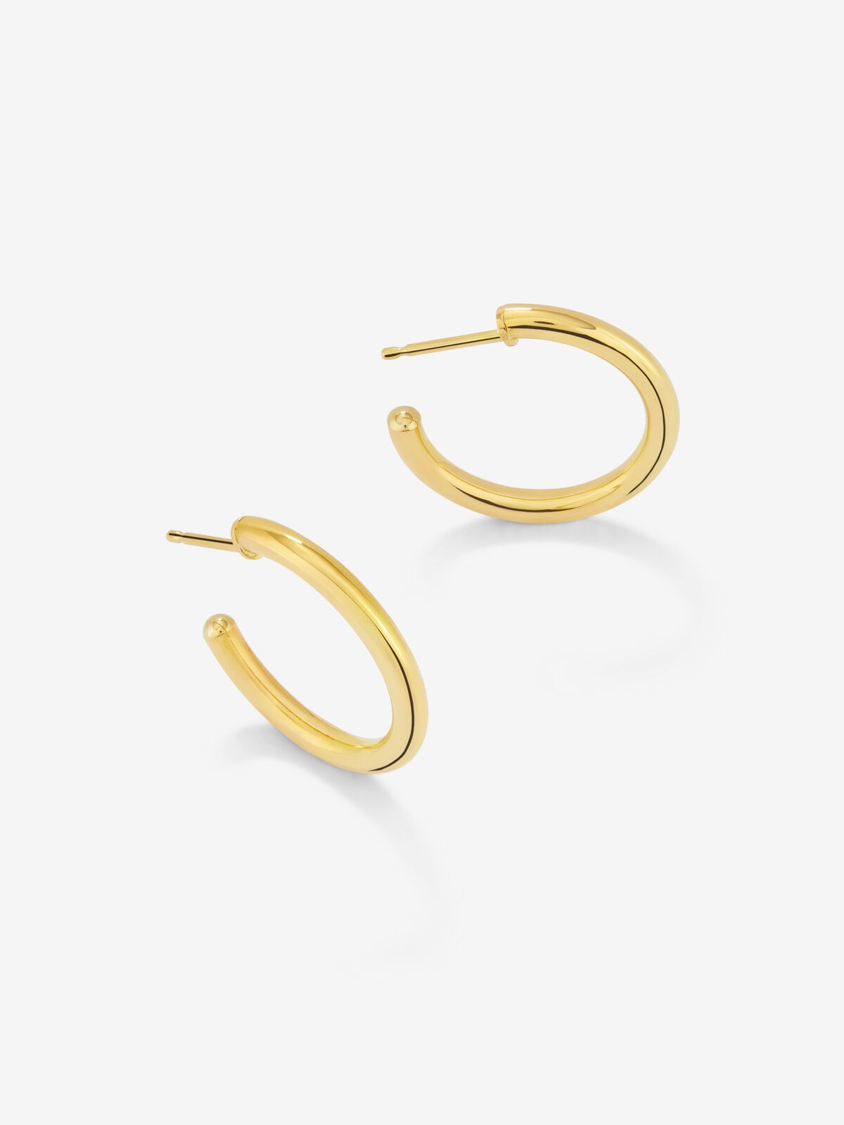 Pendientes aro liso mediano de - SUAREZ - Oro Oro-3