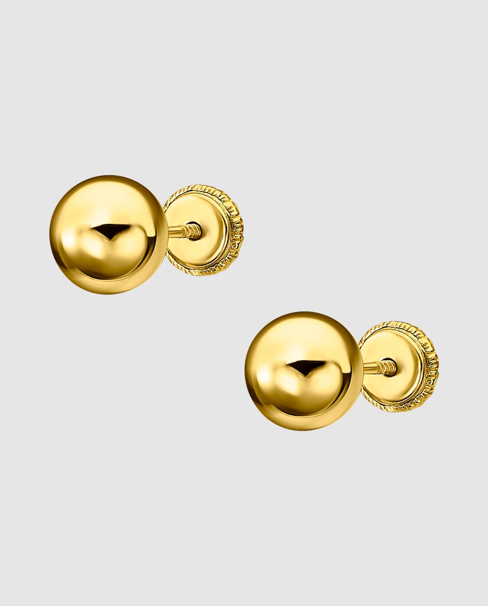Pendiente de niña LG00108/6 Basics de oro 9K acabado brillo Oro-1