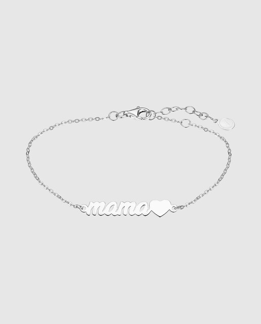 Imagen 0 de Pulsera WS02691/19 Basics de plata acabado brillo y motivo mamá