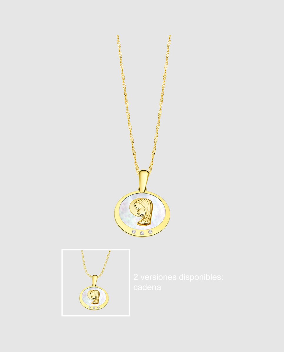 Imagen 0 de Collar lg00176/43 basics de oro 9k acabado brillo Dorado