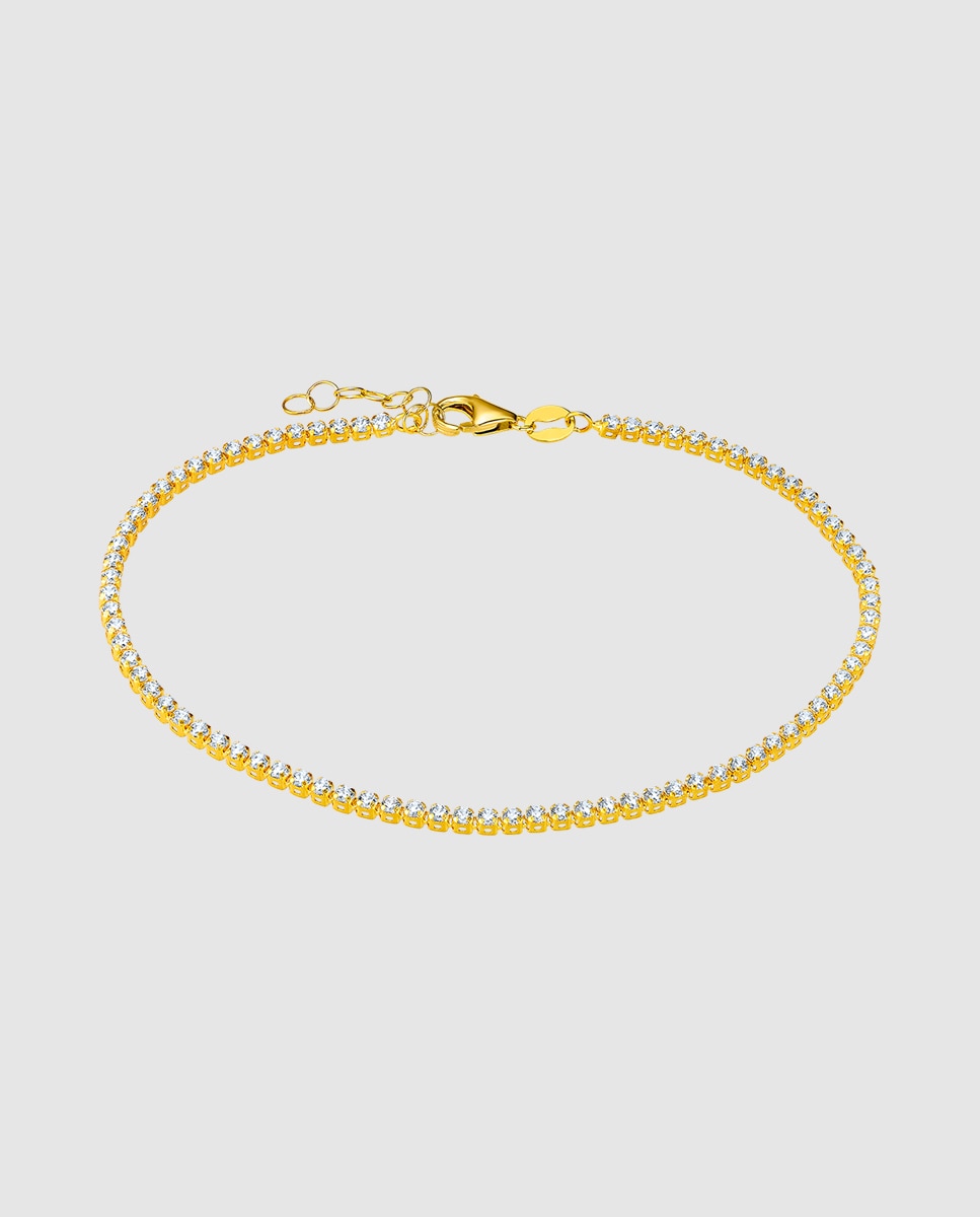 Imagen 0 de Pulsera lu00026/18 basics de oro 9k acabado brillo Dorado