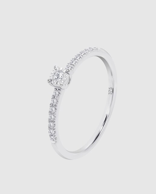 Imagen 0 de Anillo DIA00016 Diamonds de oro 9K acabado brillo