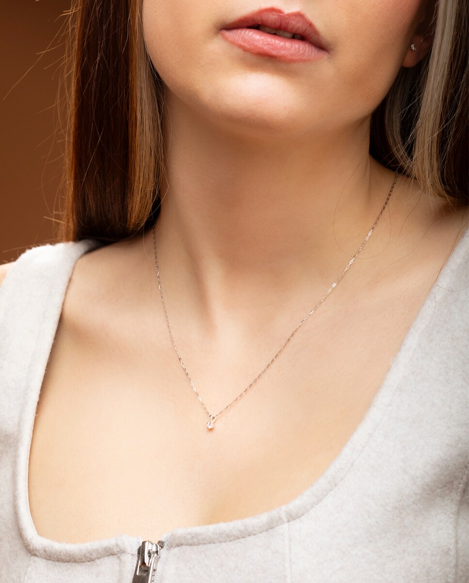 Collar DIA00060/45 Diamonds de oro 9K acabado brillo