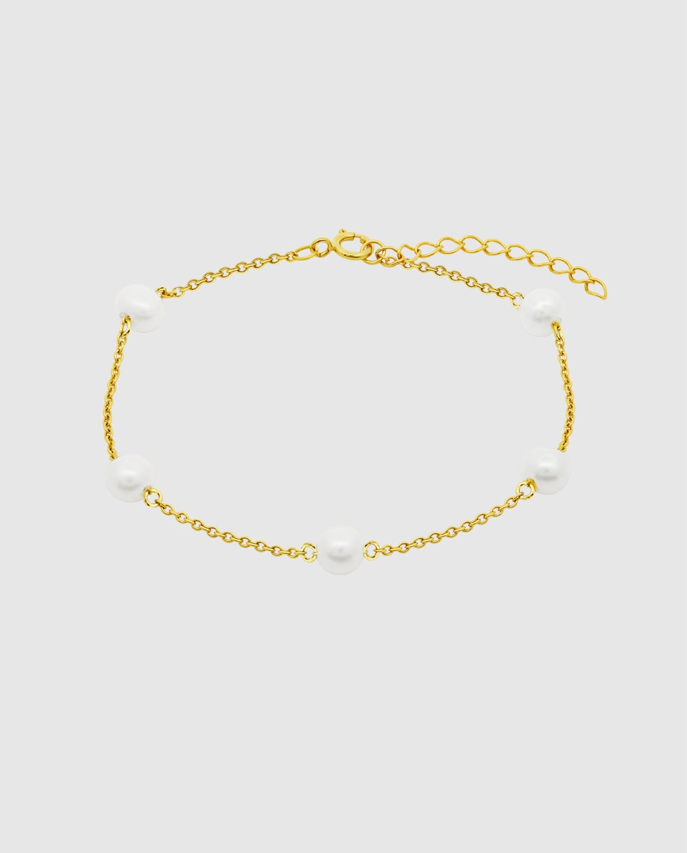 Imagen 0 de Pulsera hin00419/19 basics de oro 9k acabado brillo Dorado
