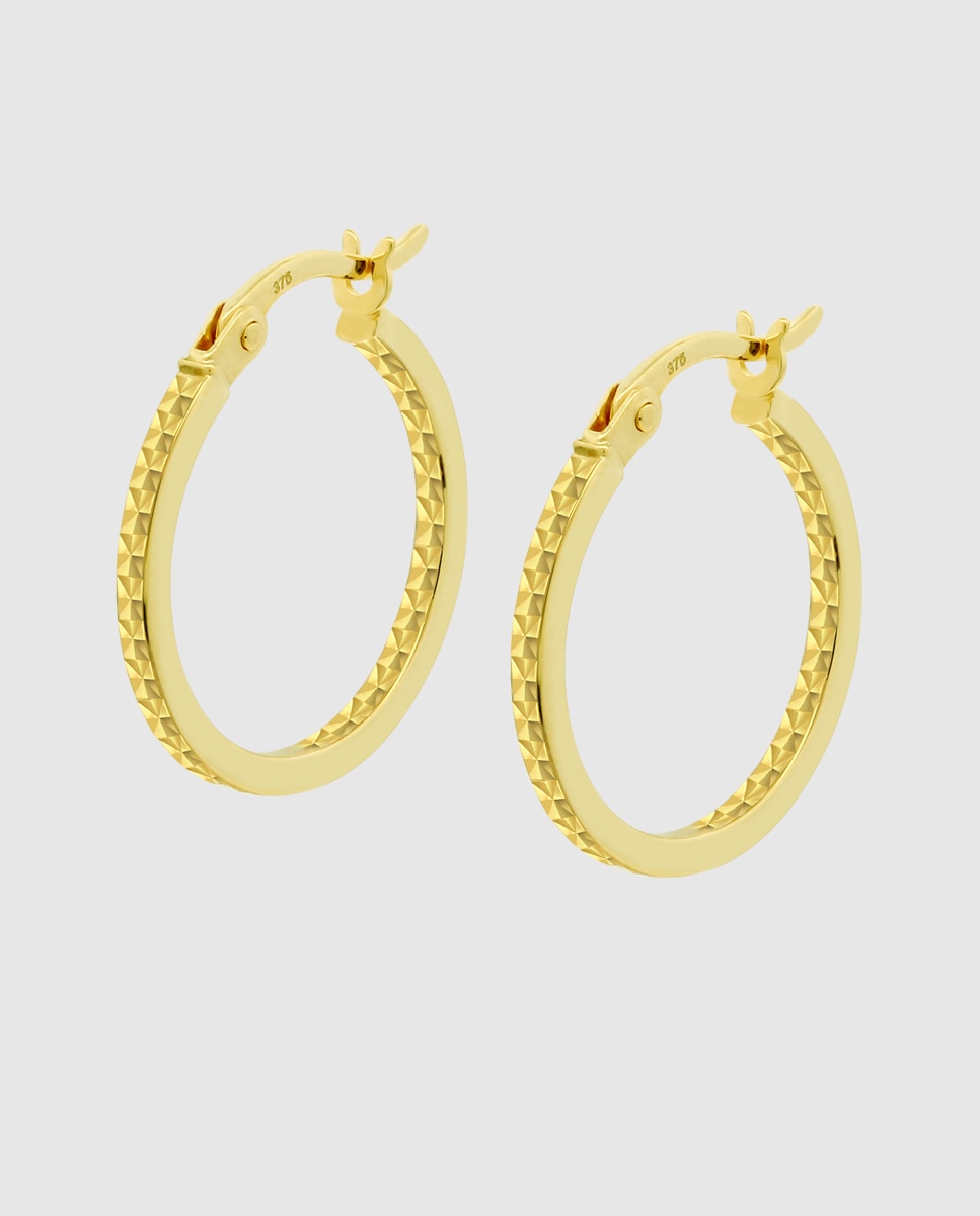 Pendientes hin00439/15 basics de oro 9k acabado brillo - Time Road - Dorado Dorado-1