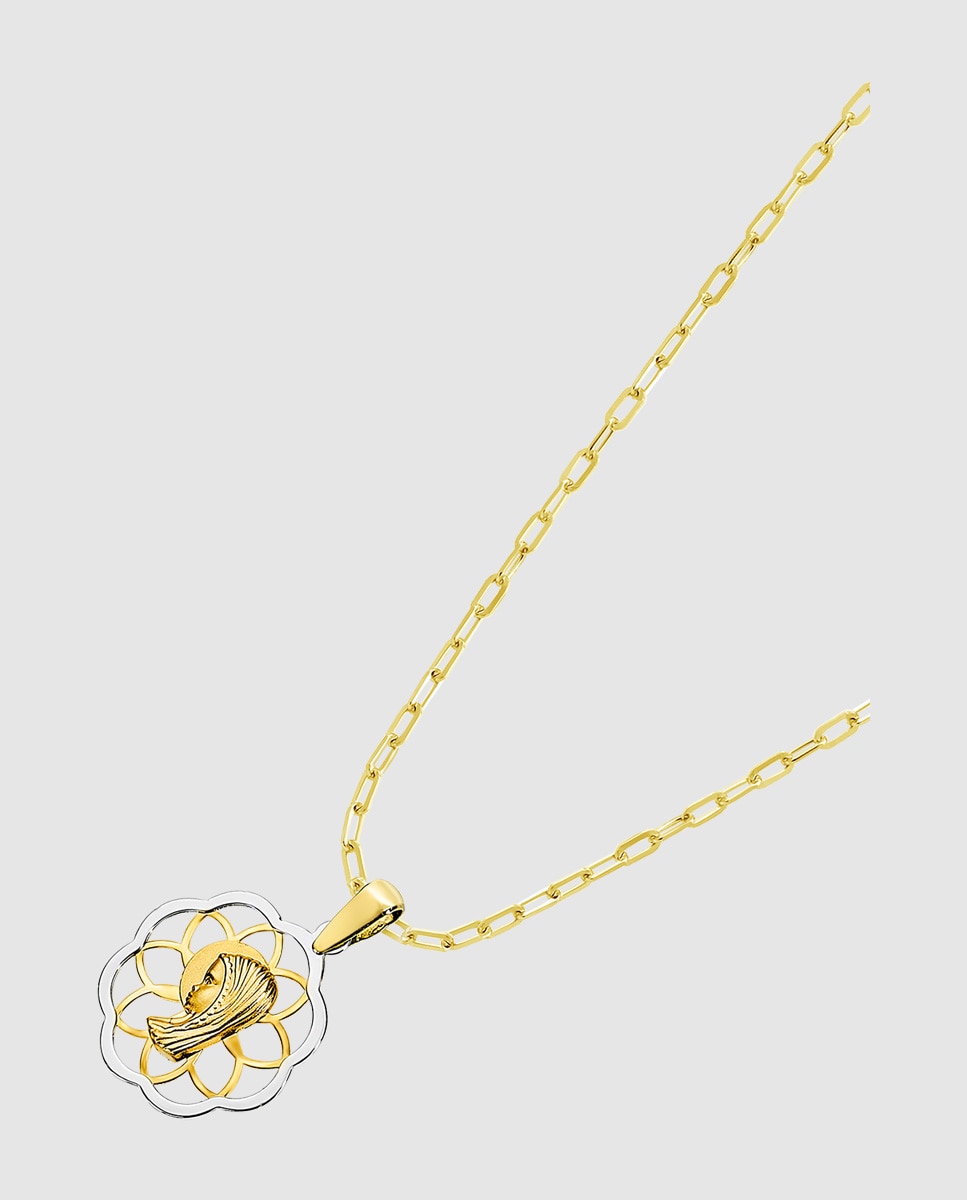 Imagen 0 de Cadena con colgante basics de oro amarillo 9k acabado brillo Amarillo