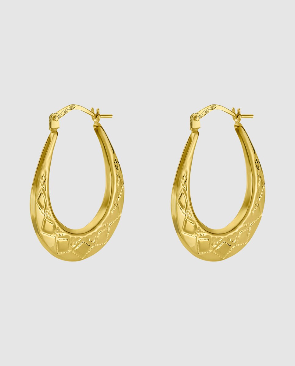Imagen 0 de Pendientes basics de oro amarillo 9k acabado brillo Amarillo
