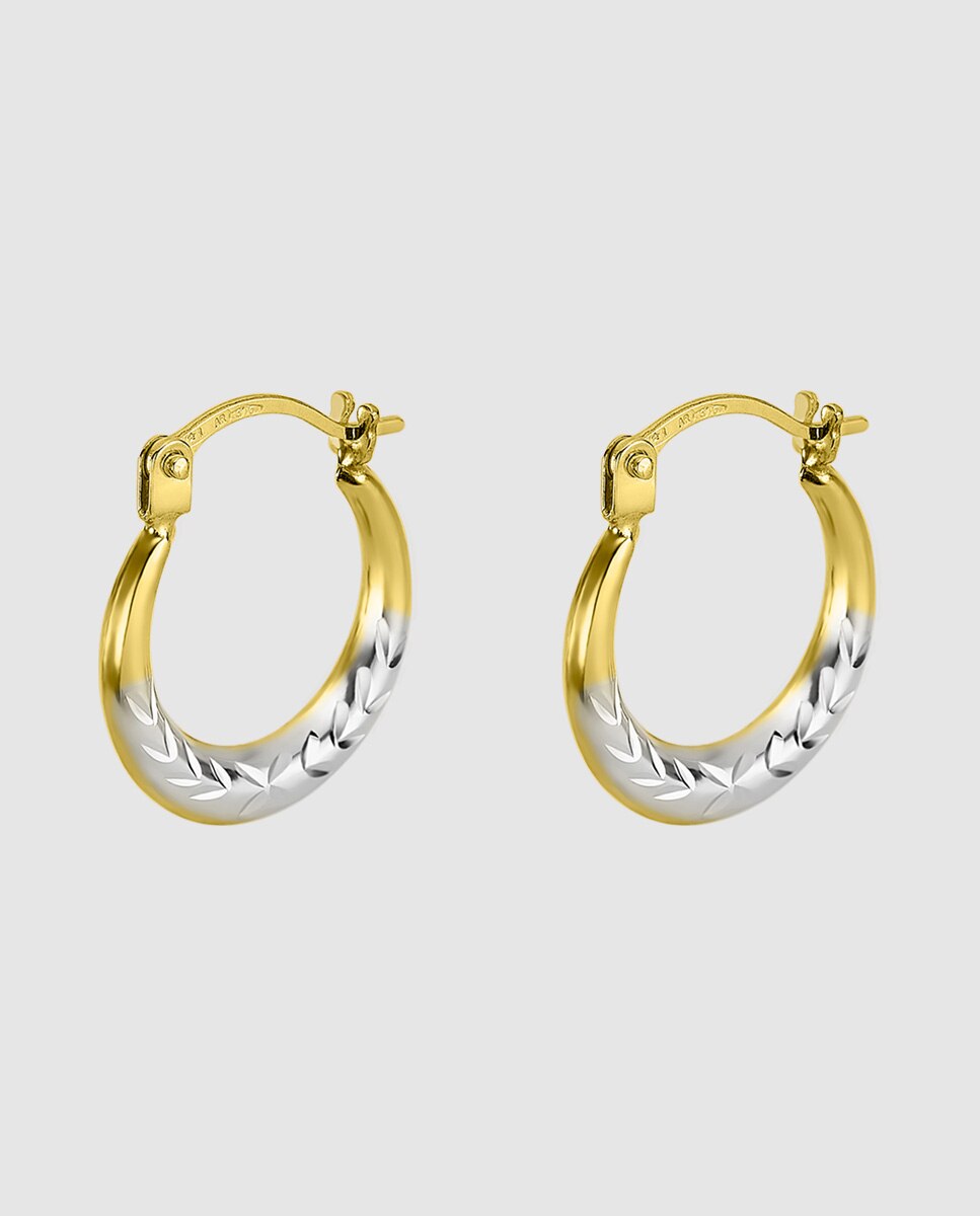 Imagen 0 de Pendientes basics de oro amarillo 9k acabado brillo Amarillo