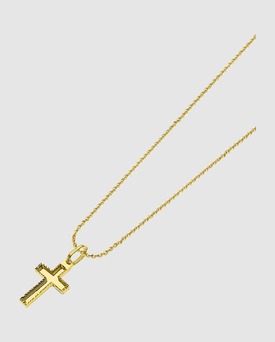 Cadena con colgante basics de oro 9k acabado brillo - Time Road - Amarillo Amarillo-1