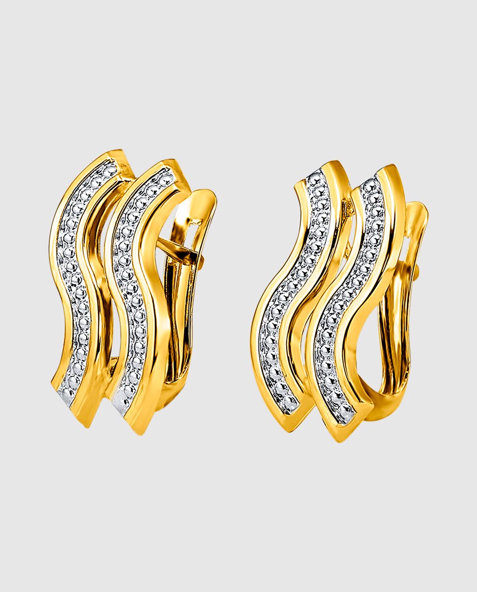 Imagen 0 de Pendientes basics de oro amarillo 9k acabado brillo Amarillo