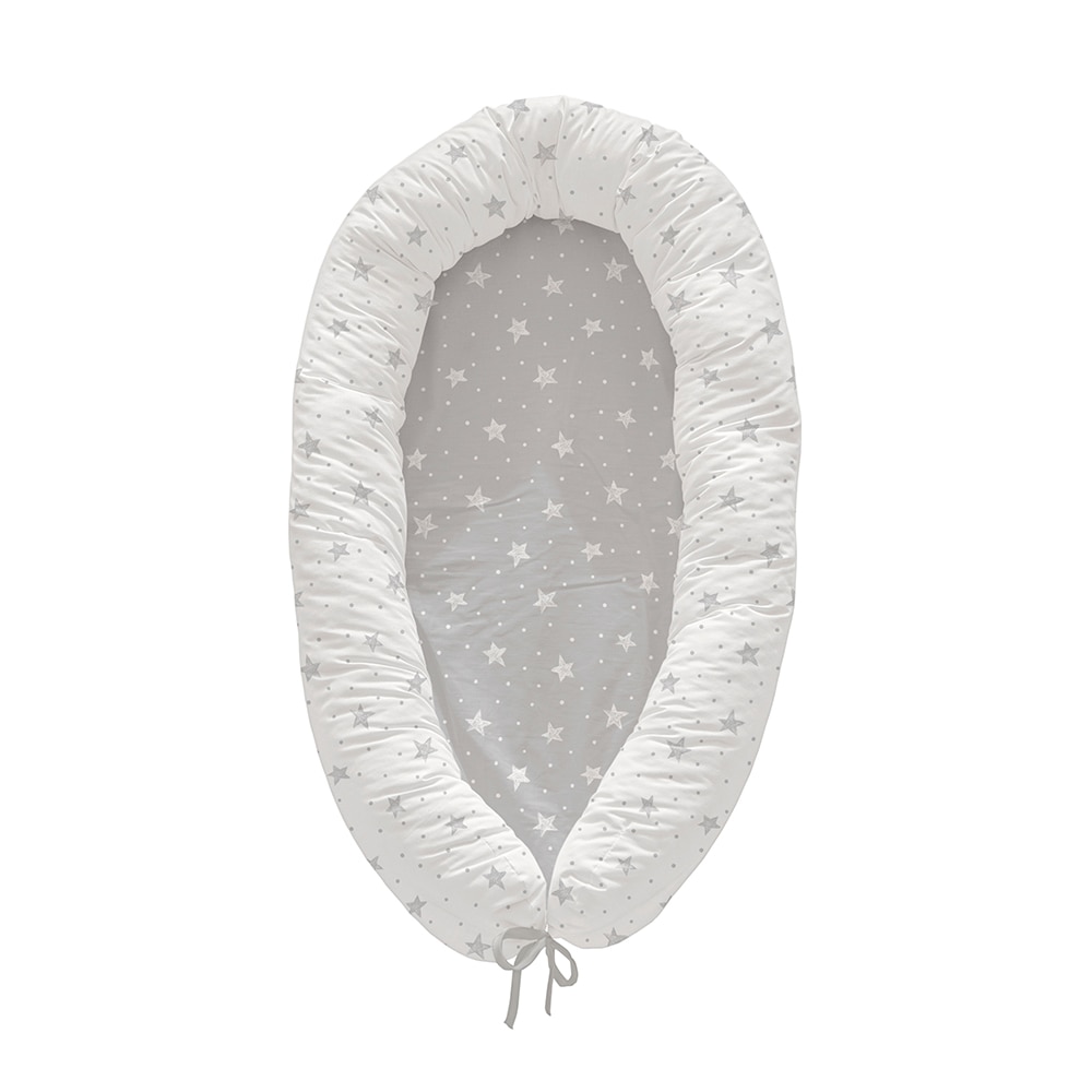 Cojín Moisés Naf Naf stars dots gris