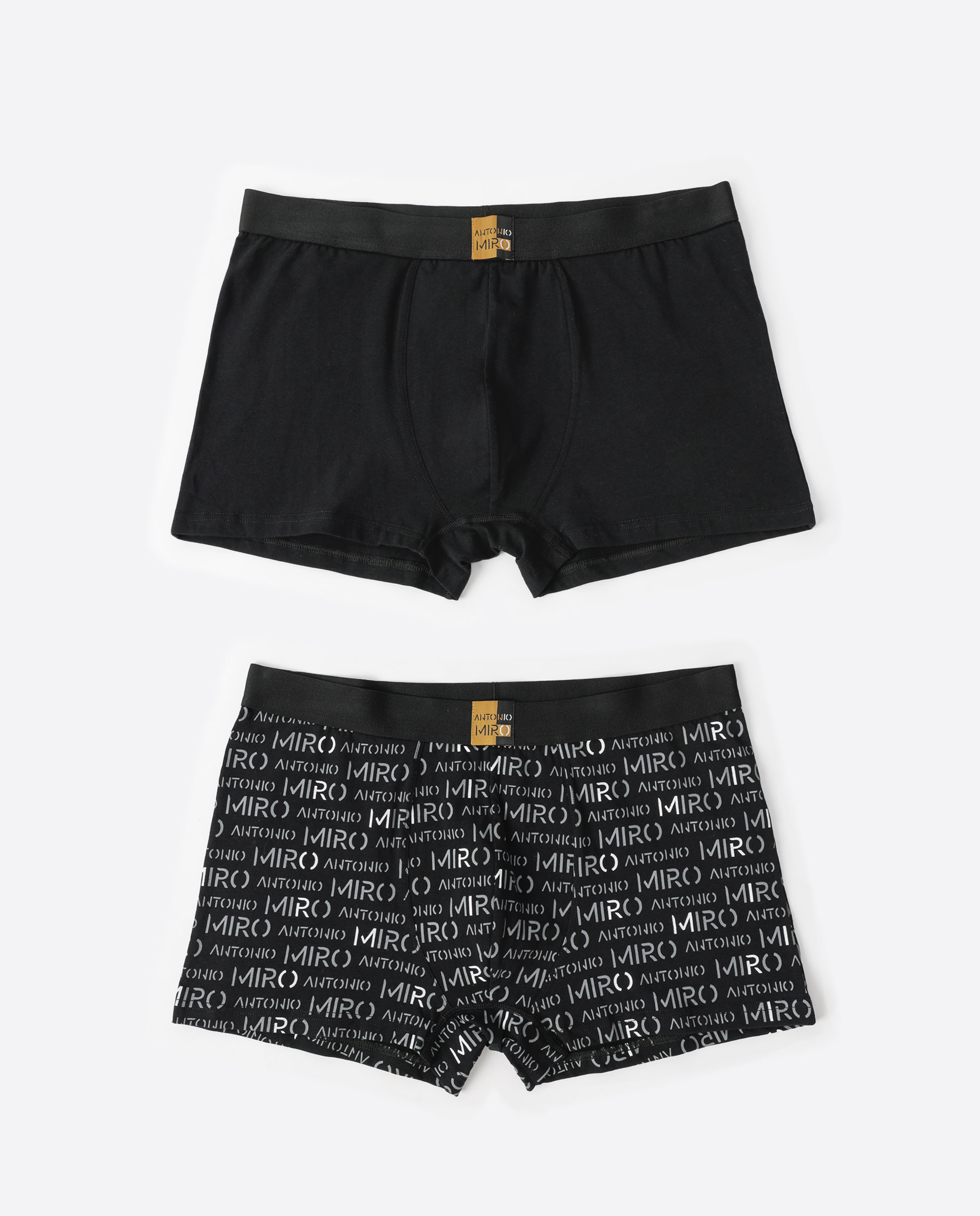 Imagen 0 de Pack de dos boxers de punto de hombre en varios colores Multicolor