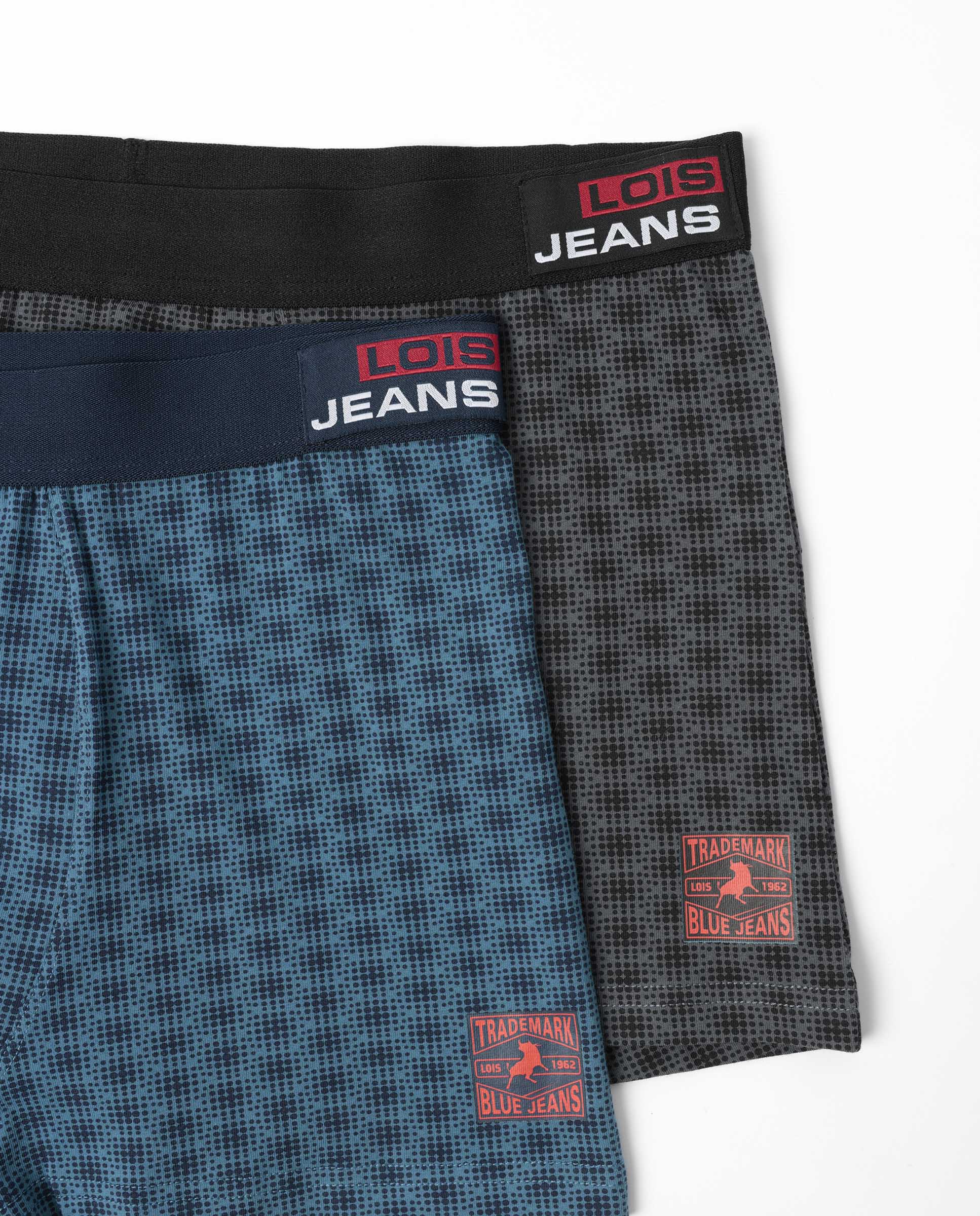 Pack de dos boxers de punto de hombre en varios colores - Admas - Multicolor Multicolor-2