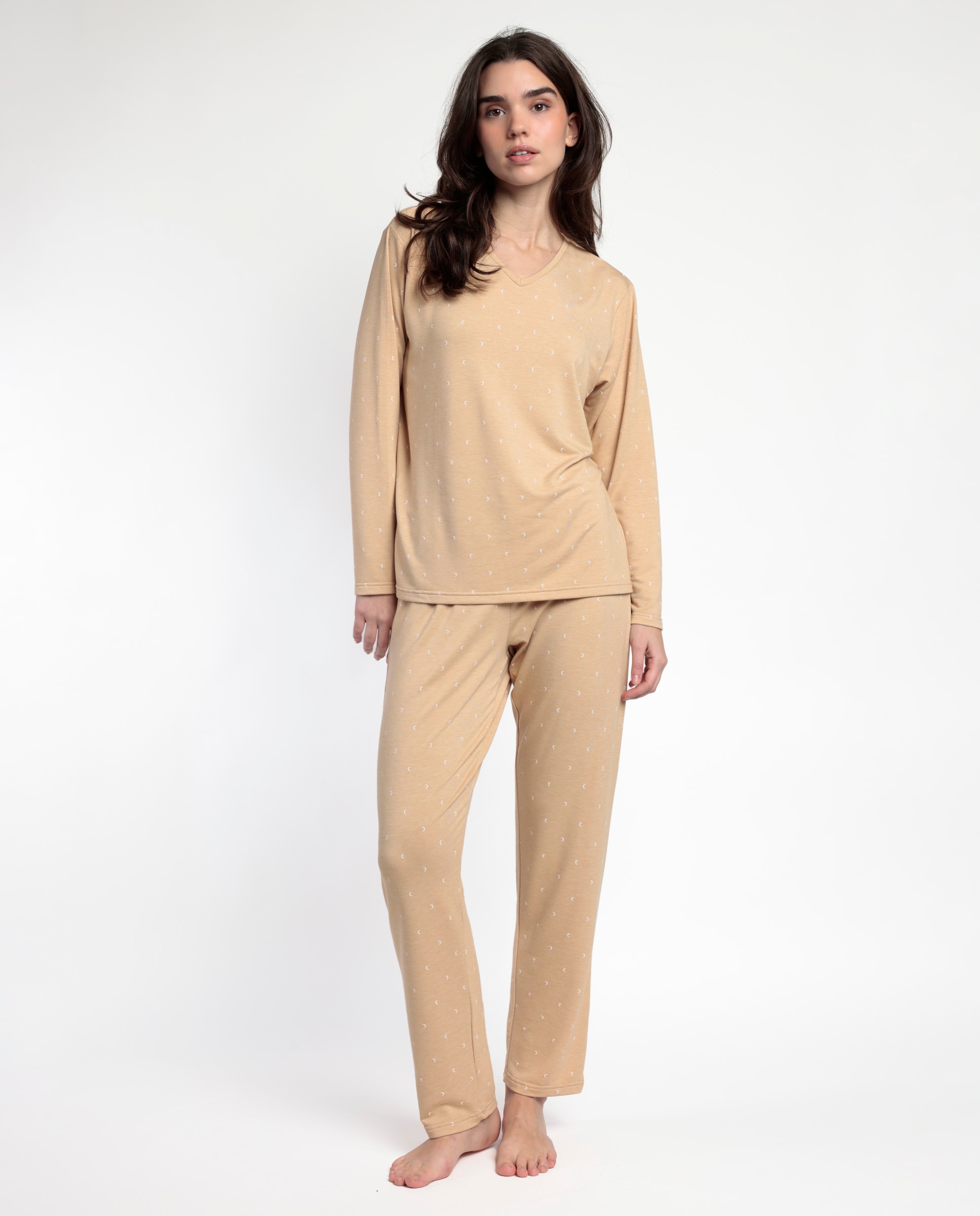 Pijama Mujer Viscosa 2 Piezas Con Hilo - Ropa Mujer Bonita