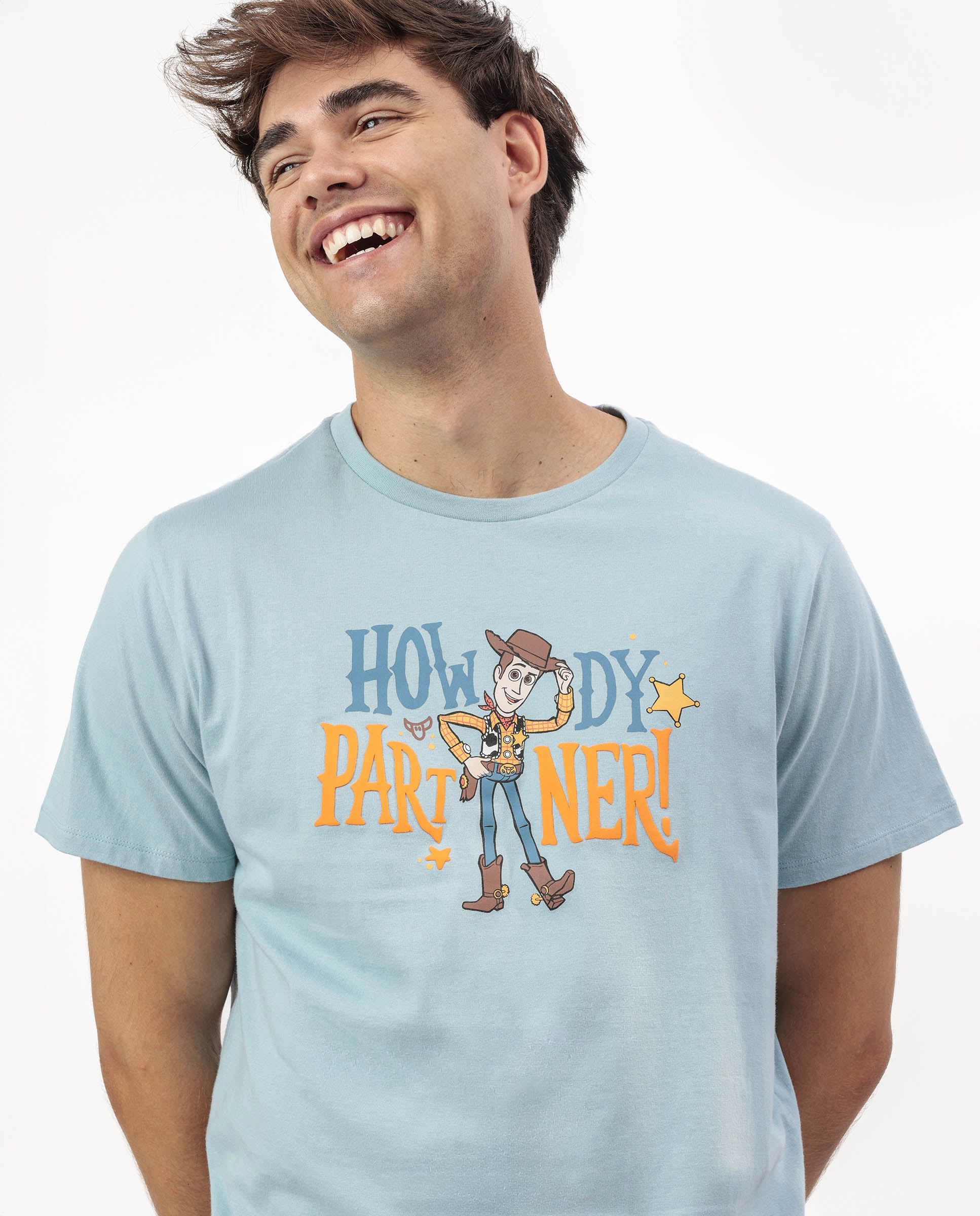 Pijama corto de hombre de punto de color - Disney - Azul Azul-3