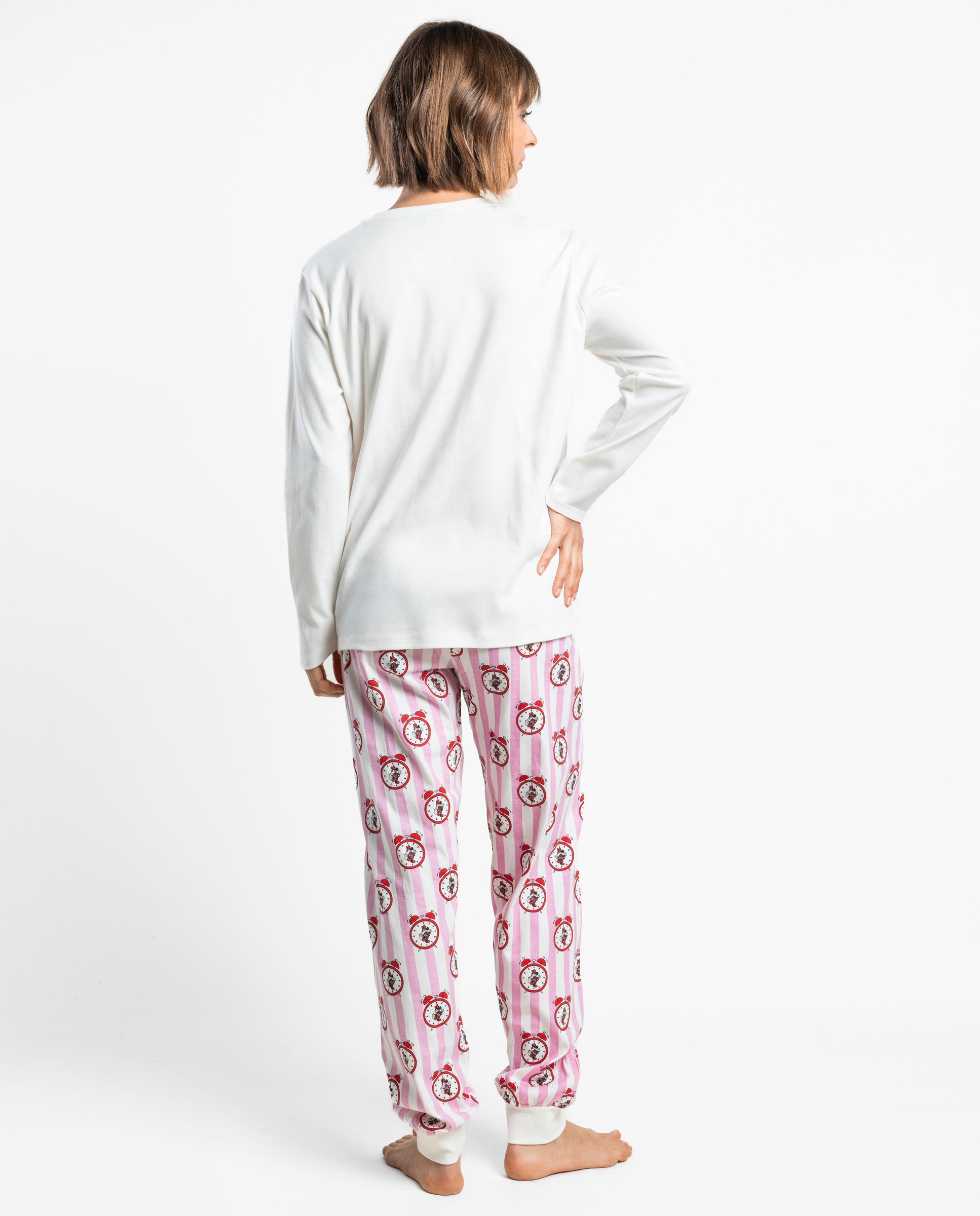Pijama largo de mujer de punto de algodón - Disney - Crudo Crudo-2