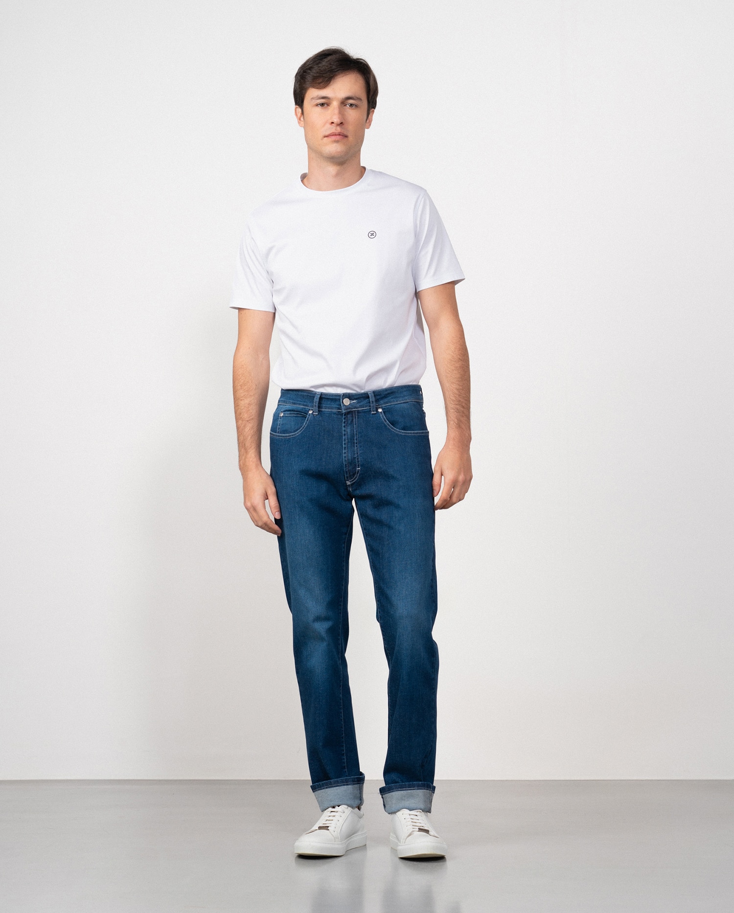 Etiem - Vaquero de hombre regular fit azul.