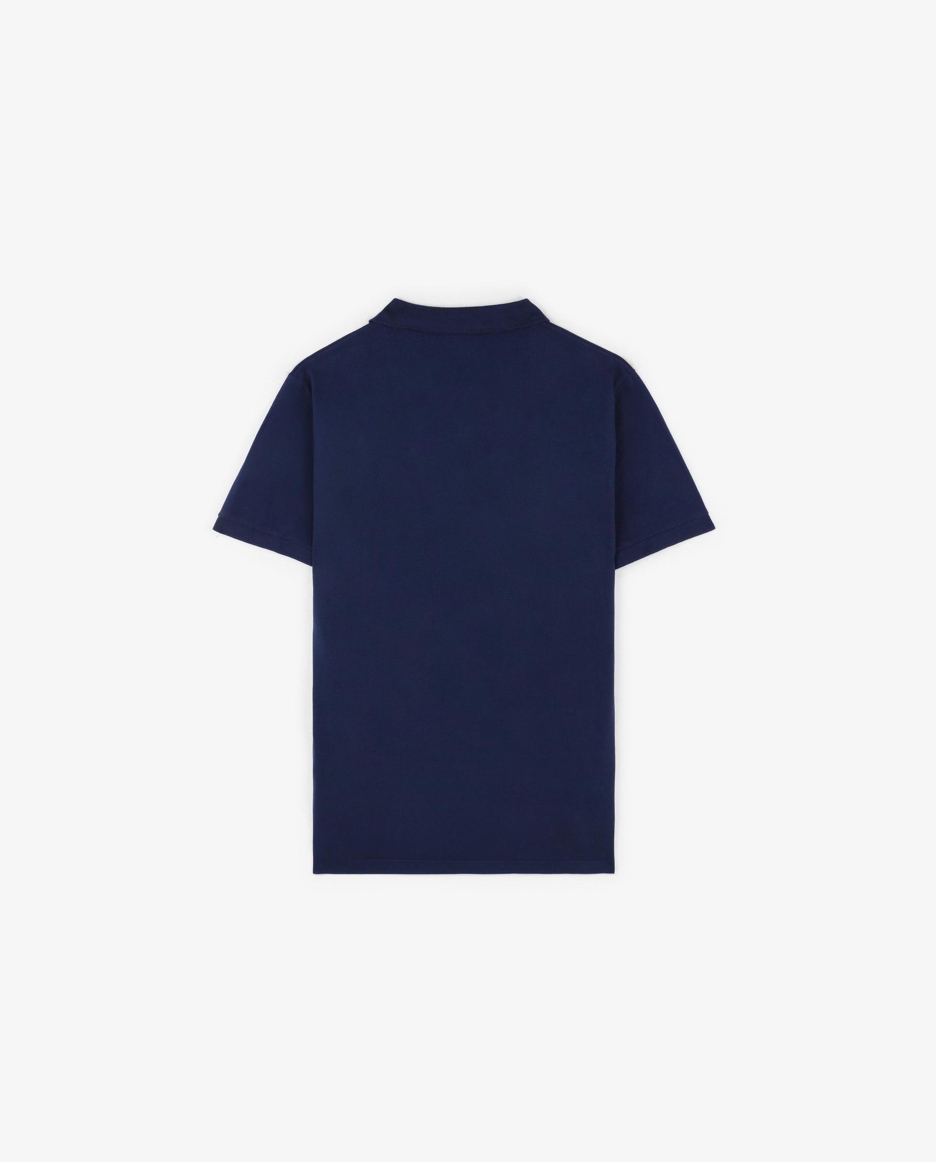 Polo de manga corta de hombre regular fit de algodón - Scalpers - Navy Navy-5