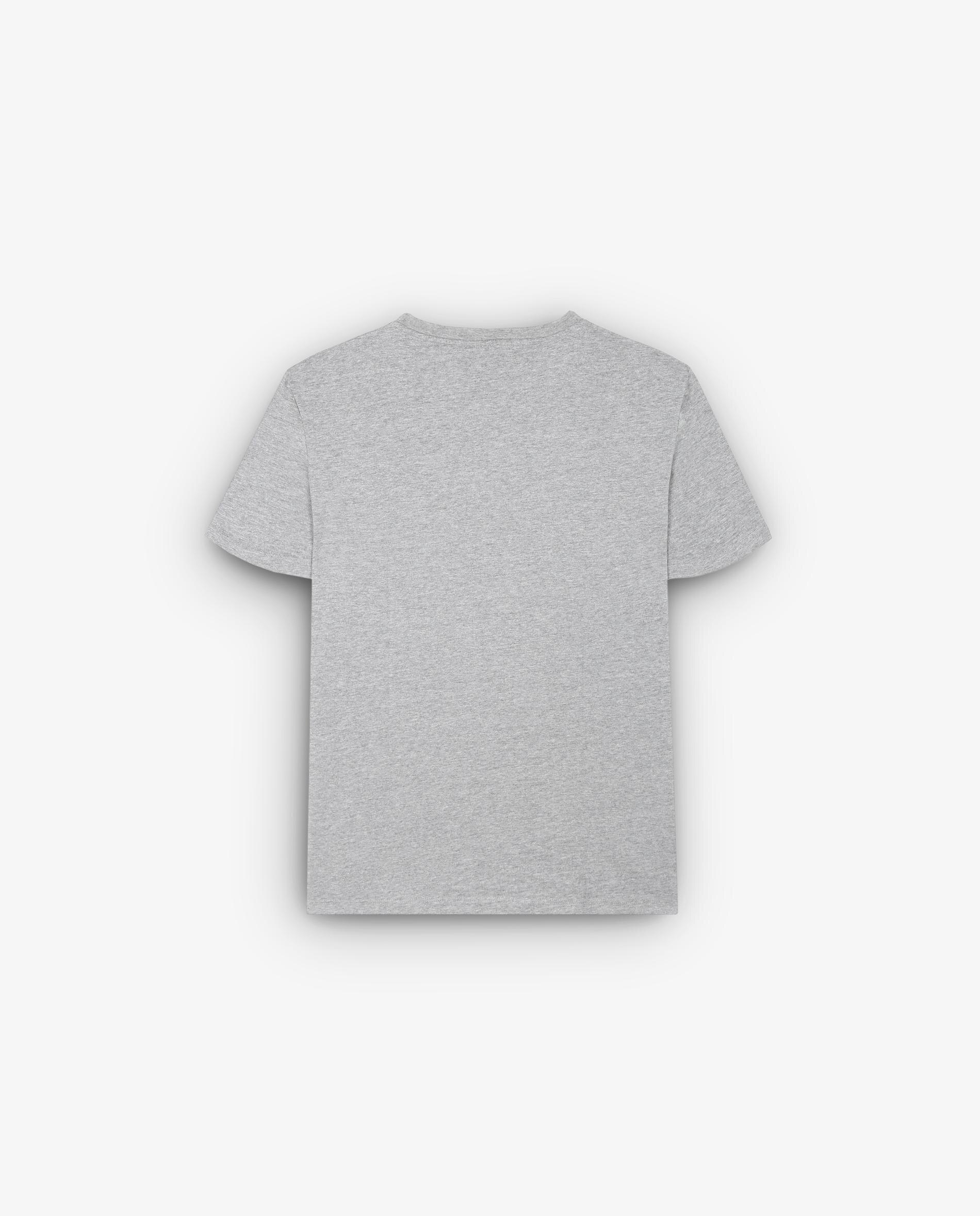Camiseta de hombre lisa de manga corta - Gris claro Gris claro-3